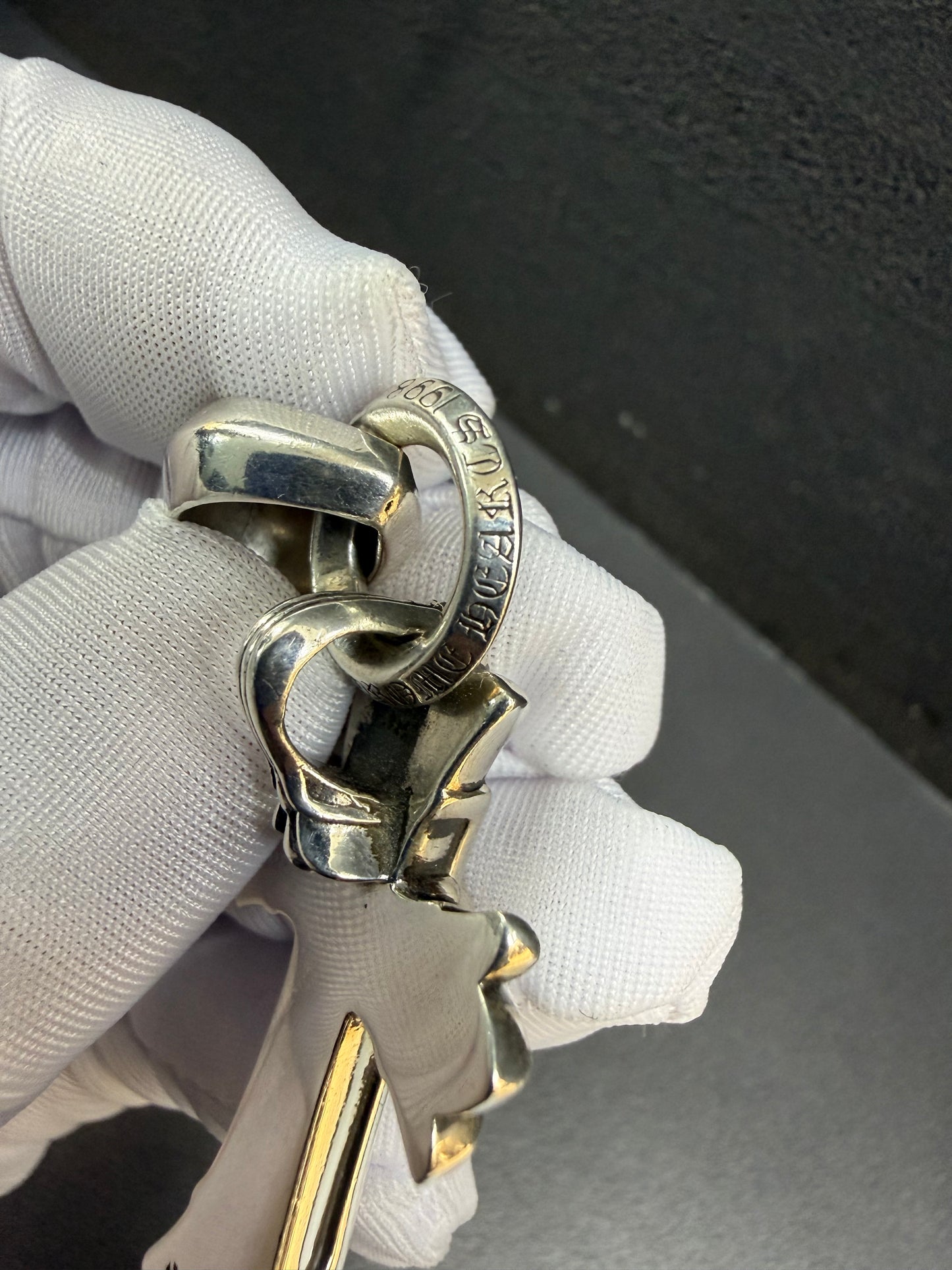 Chrome Hearts Double Cross Pendant