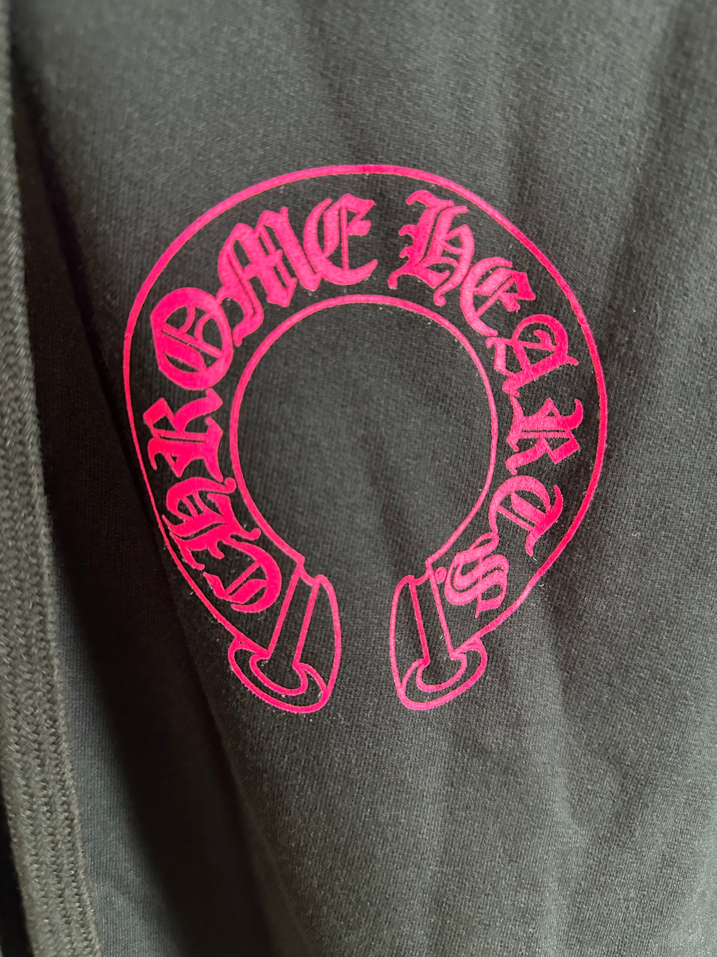 Chrome Hearts Horseshoe Floral Cross Zip-up