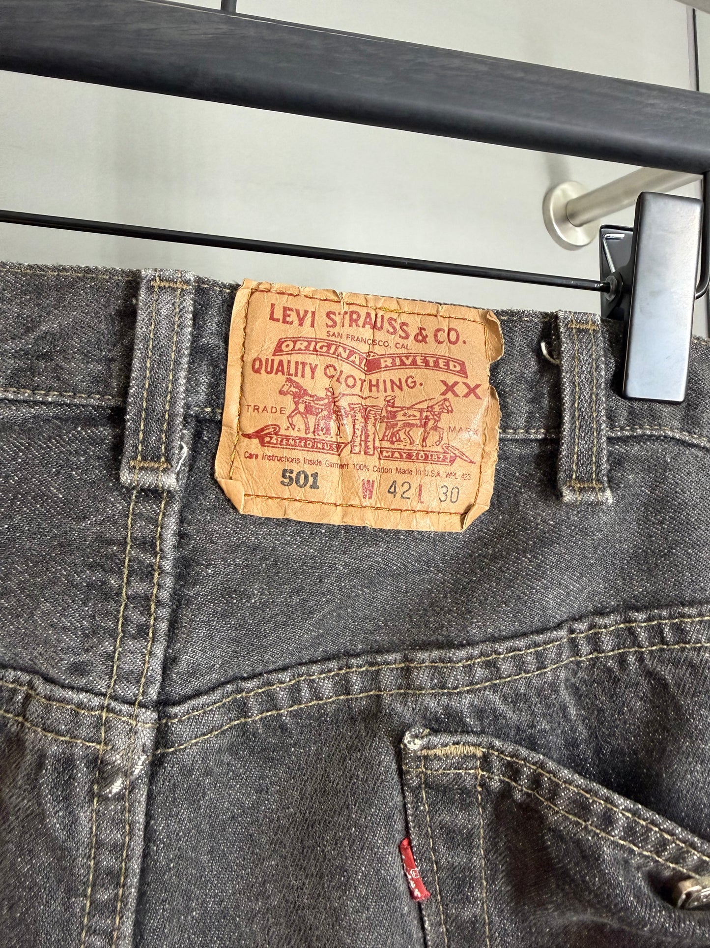 Chrome Hearts 501 Cross Patch Jeans