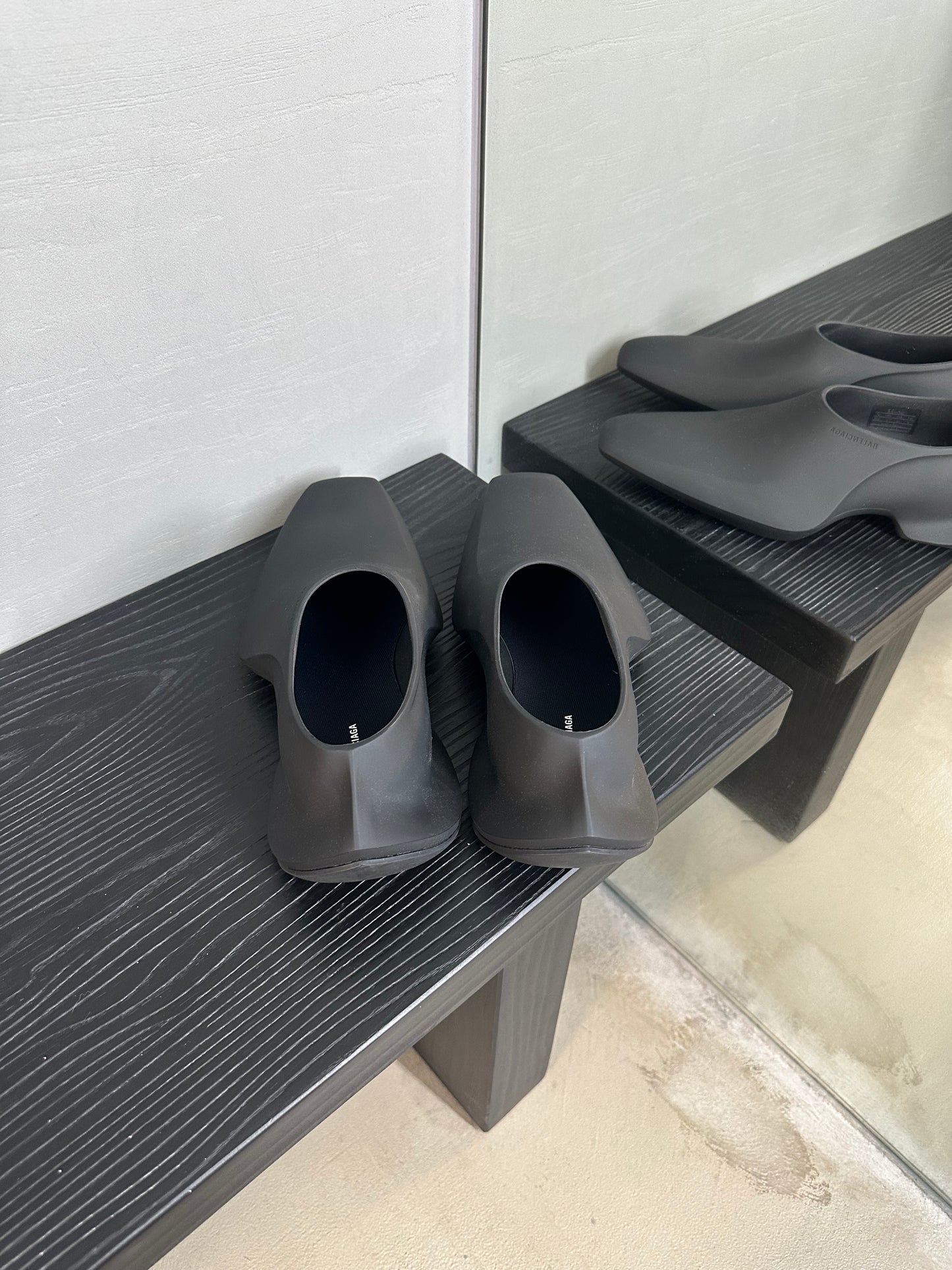 Balenciaga Matt Black Space Shoes