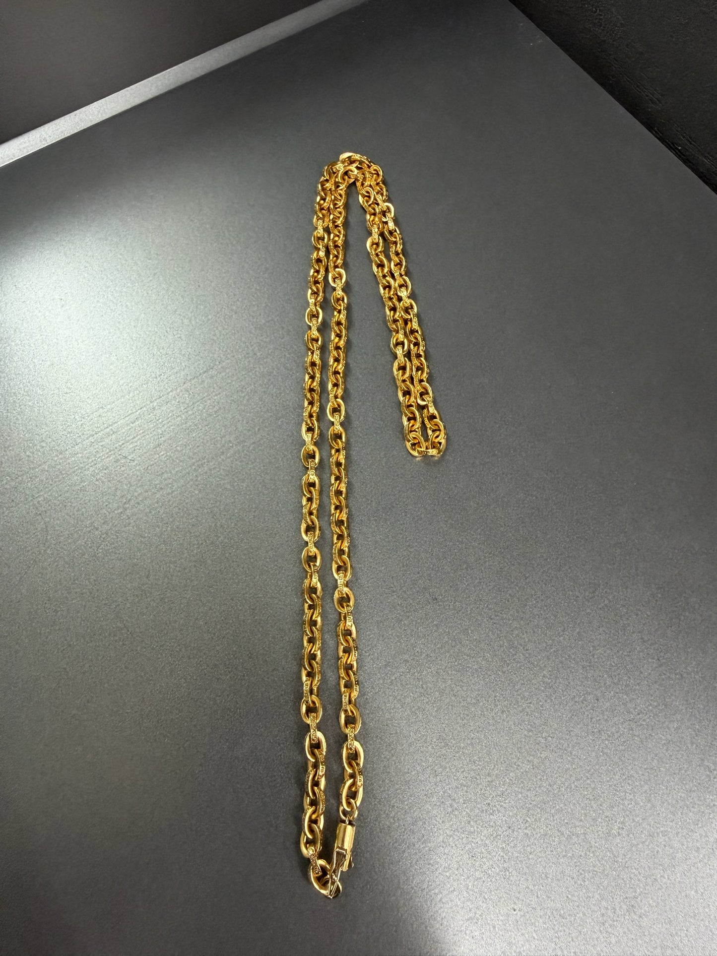 Chrome Hearts 22k Paperchain Necklace 60cm