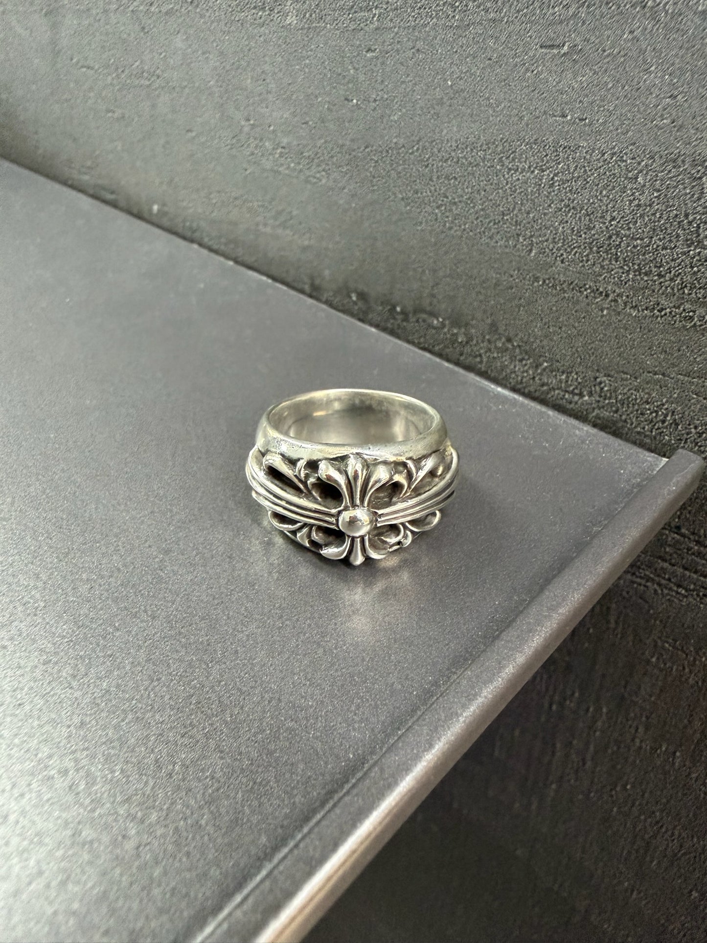 Chrome Hearts Floral Cross Ring