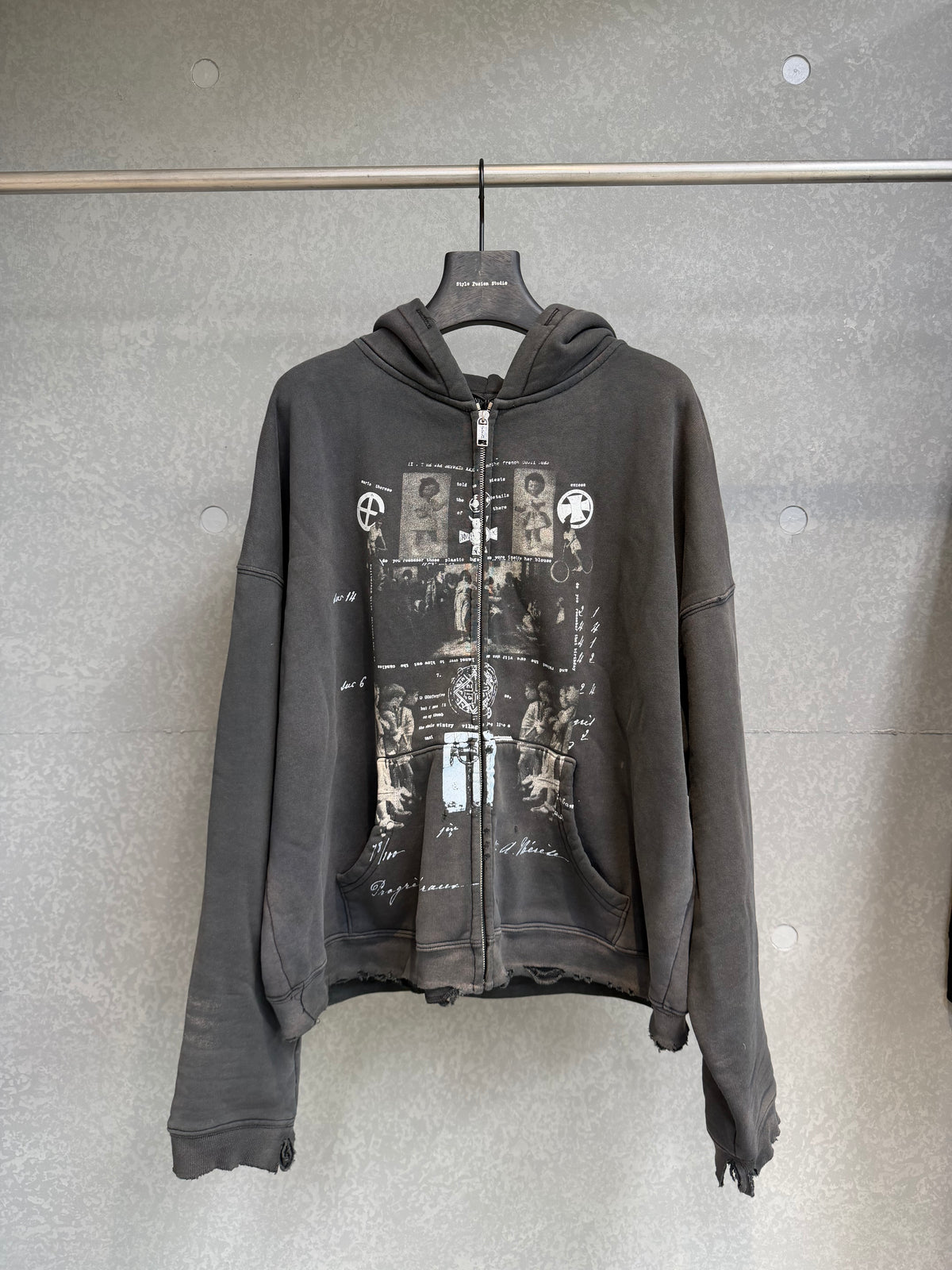 Enfants Riches Déprimés Djagilev's Grave Zip Up Hoodie