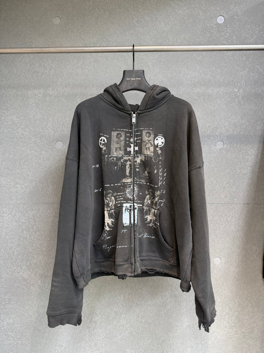 Enfants Riches Déprimés Djagilev's Grave Zip Up Hoodie