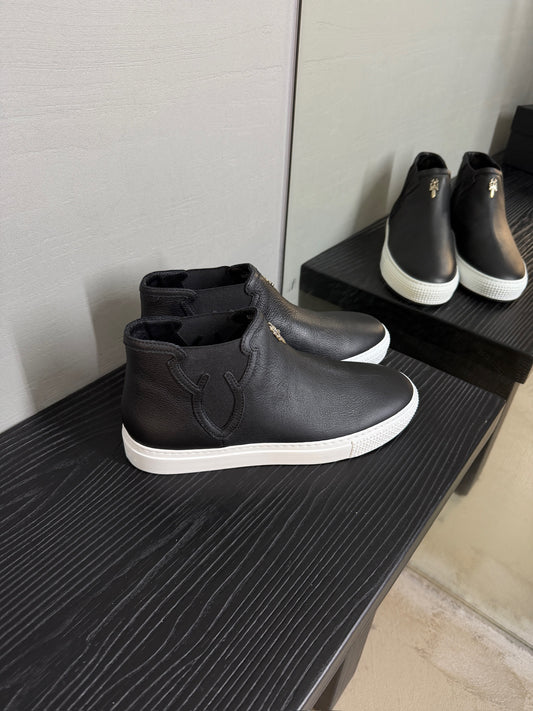 Chrome Hearts Dagger Mid Top Slip On Sneakers