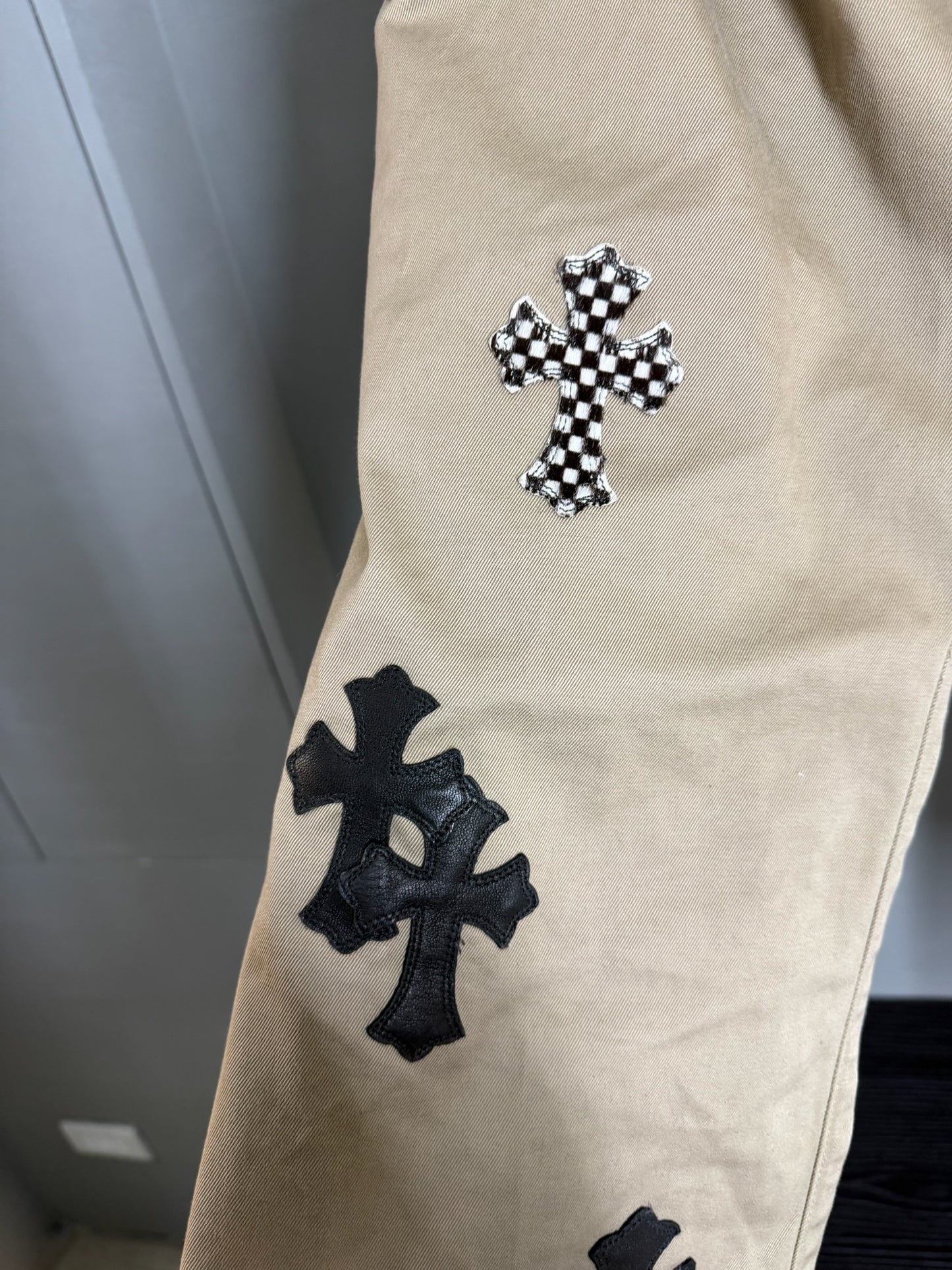Chrome Hearts Cross Patch Chino Pants