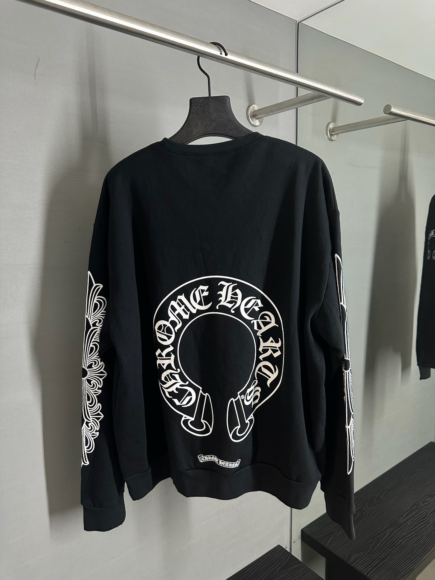 Chrome Hearts Horseshoe Floral Sweatshirt