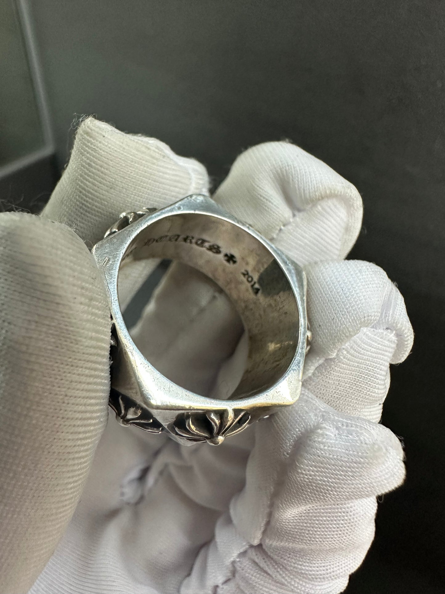 Chrome Hearts Pentagon Cross Ring
