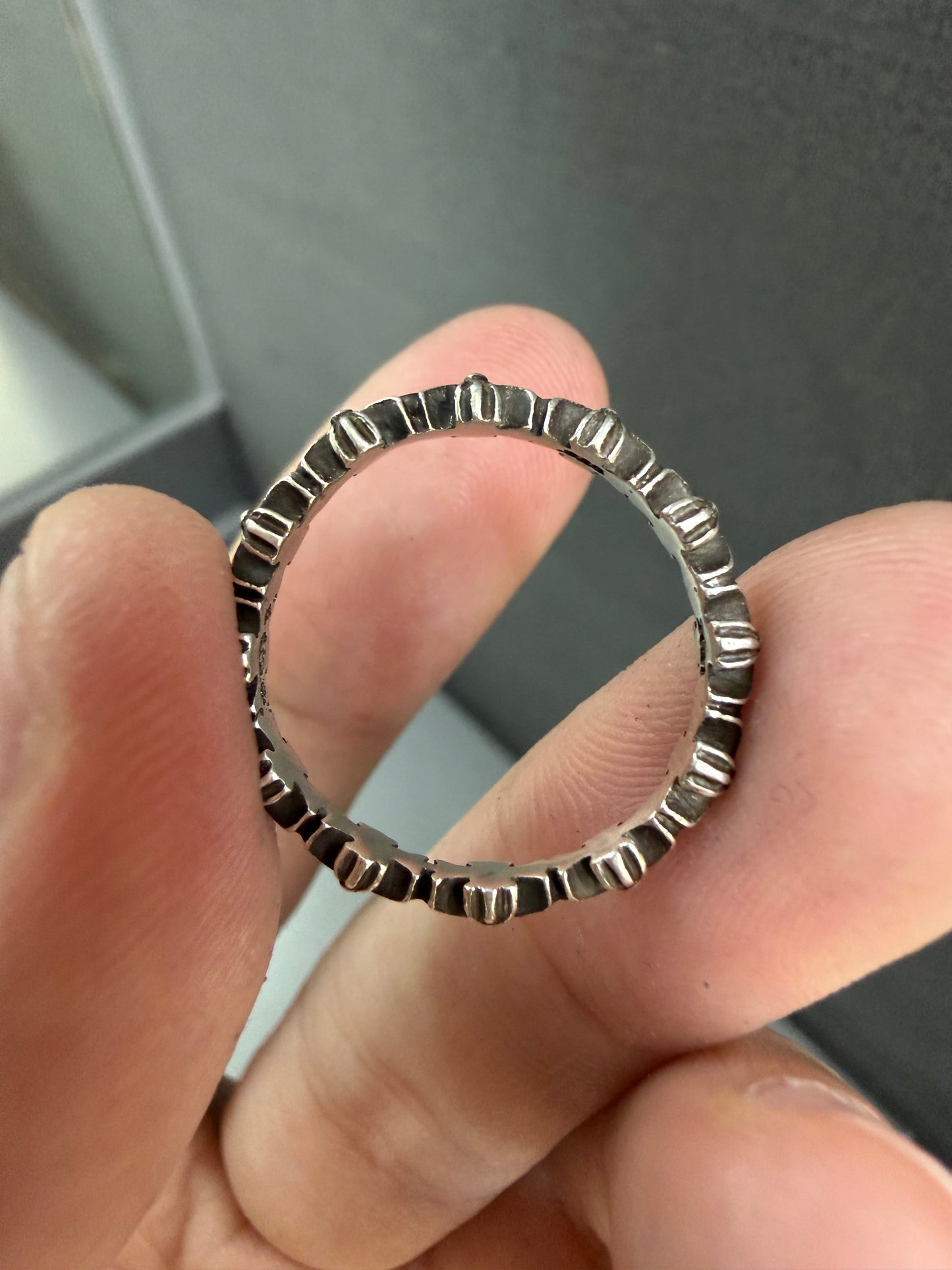 Chrome Hearts Tiny E Band Ring