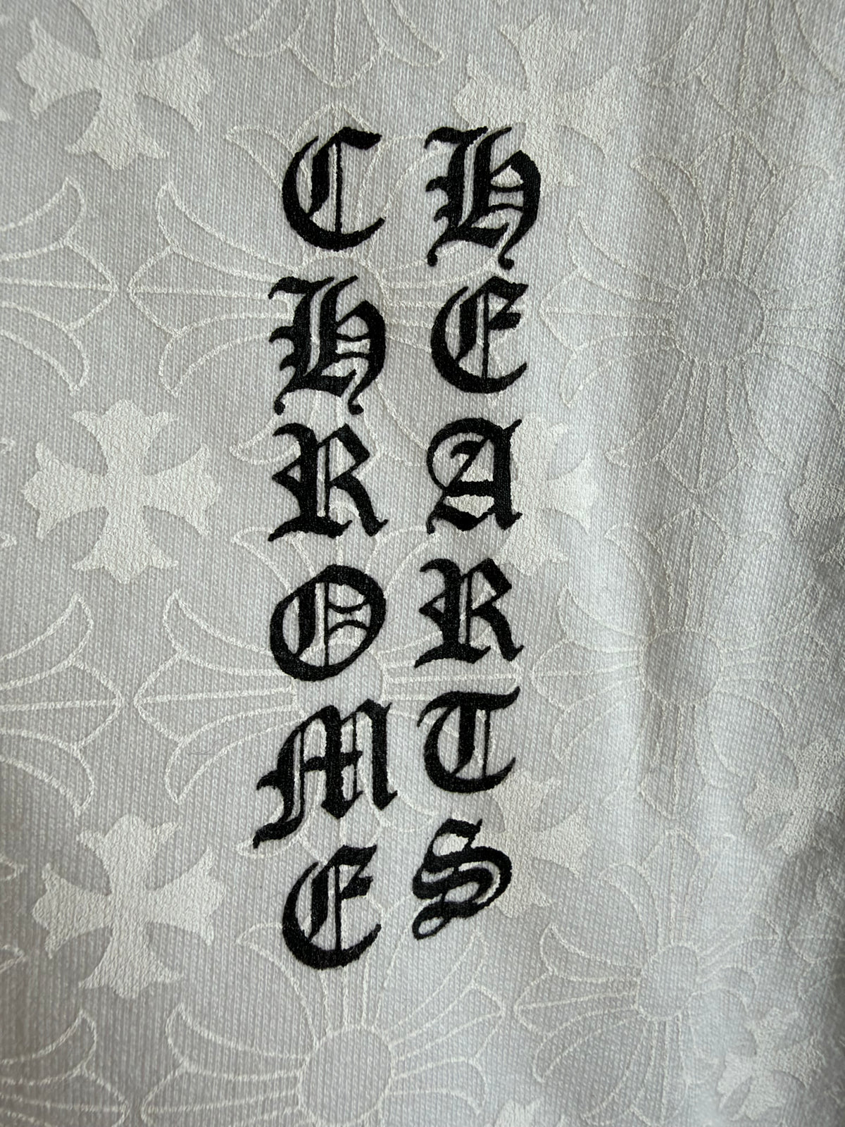 Chrome Hearts Gothic Vertical Horseshoe Zip-Up