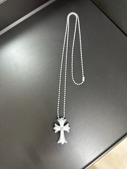 Chrome Hearts Silicone Cross Necklace