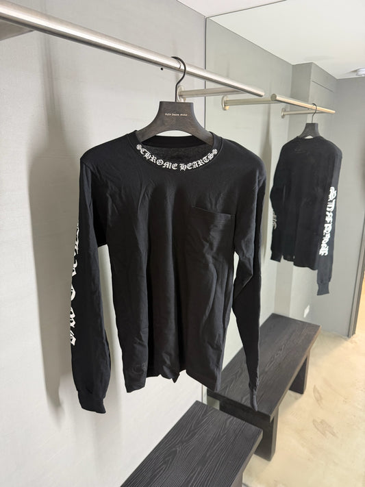 Chrome Hearts Neck Logo Long Sleeve