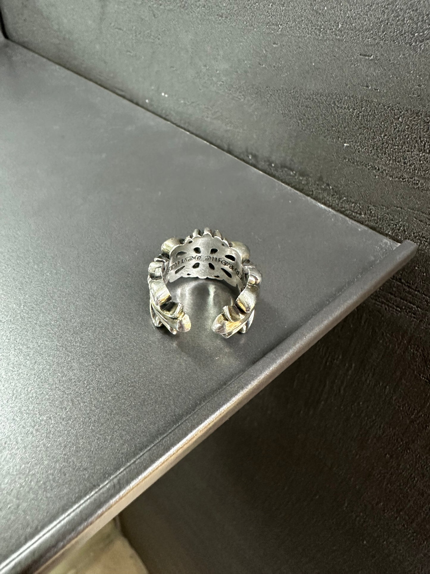 Chrome Hearts Double Floral Cross Ring