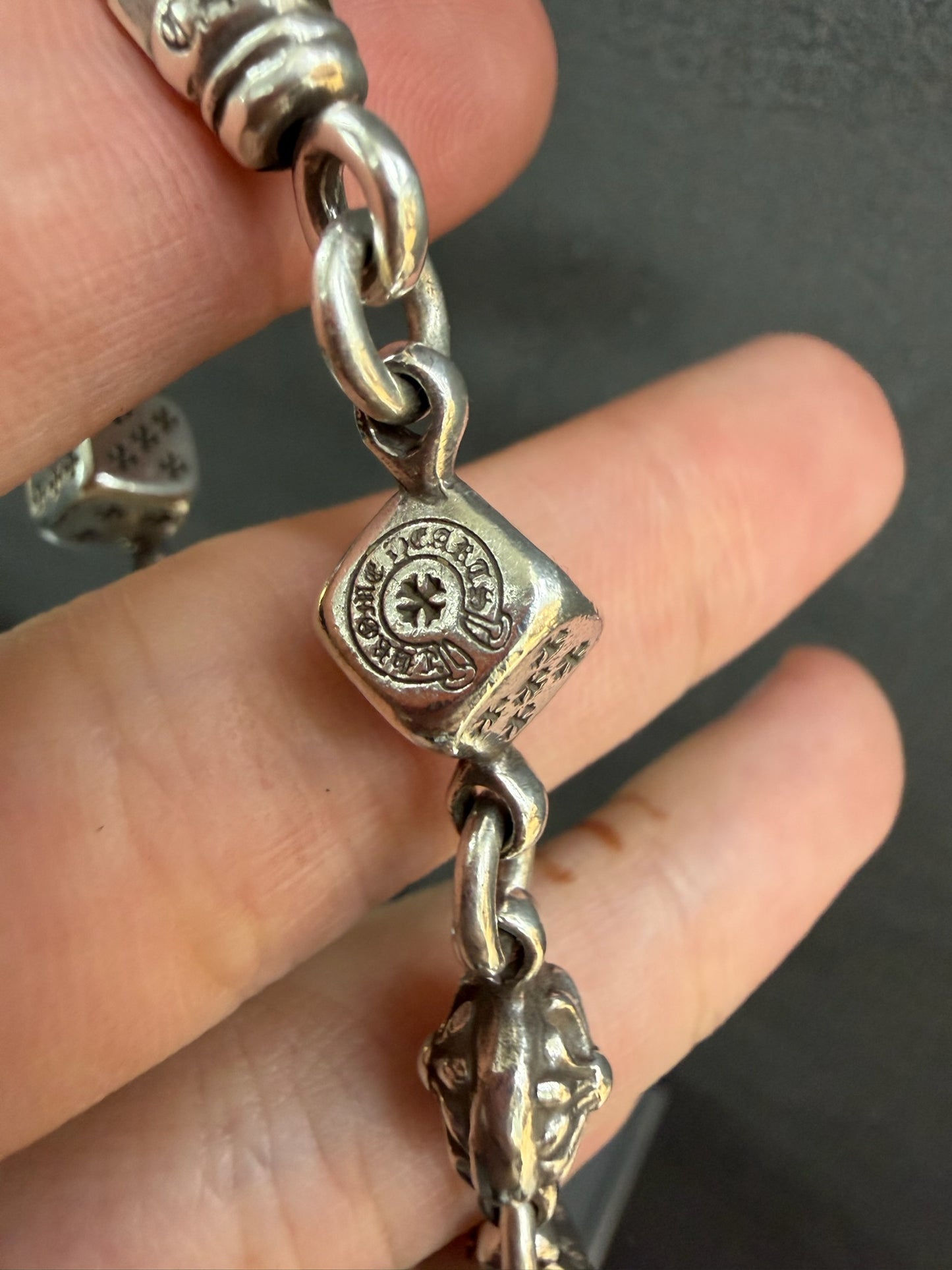 Chrome Hearts Dice Bracelet 8 Links