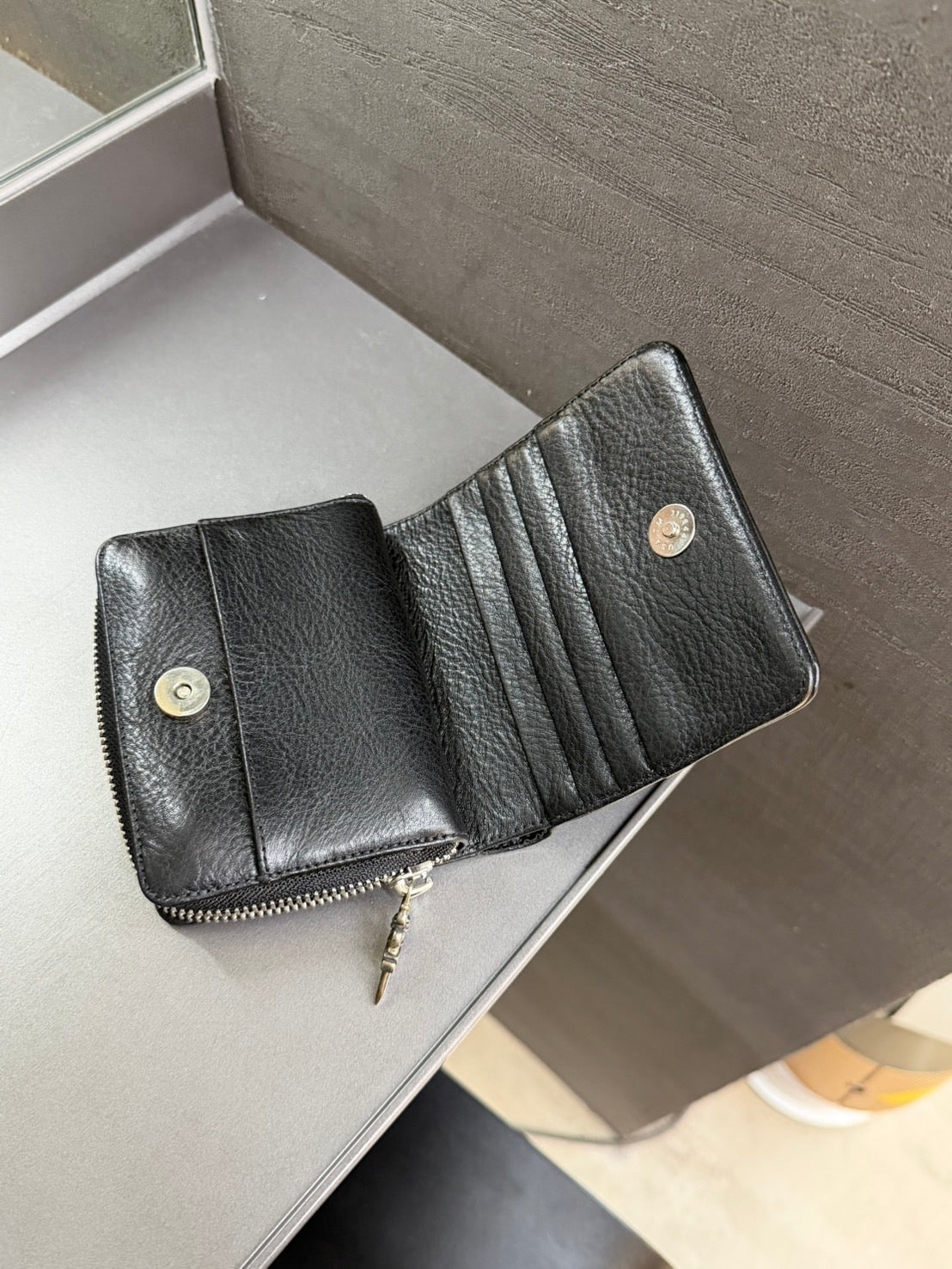Chrome Hearts Square Zip Wallet