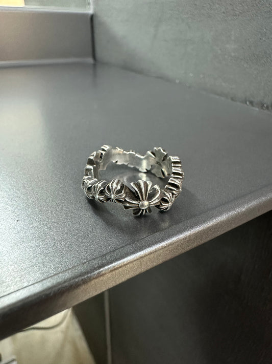 Chrome Hearts Twisted Wave Cross Ring