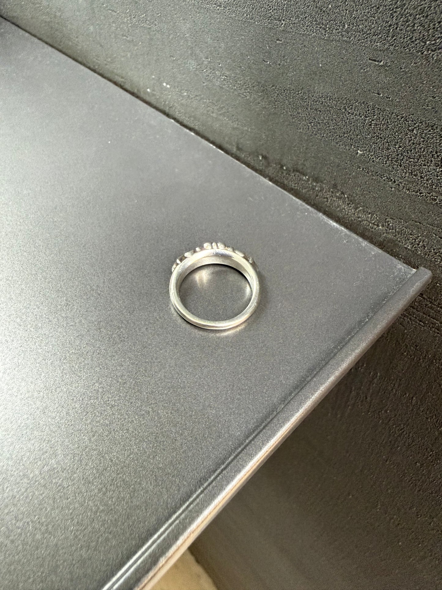 Chrome Hearts baby classic floral cross ring