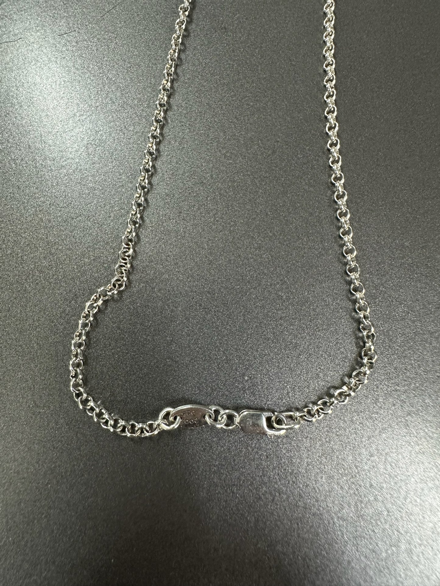 Chrome Hearts Safety Pin Necklace with Diamond