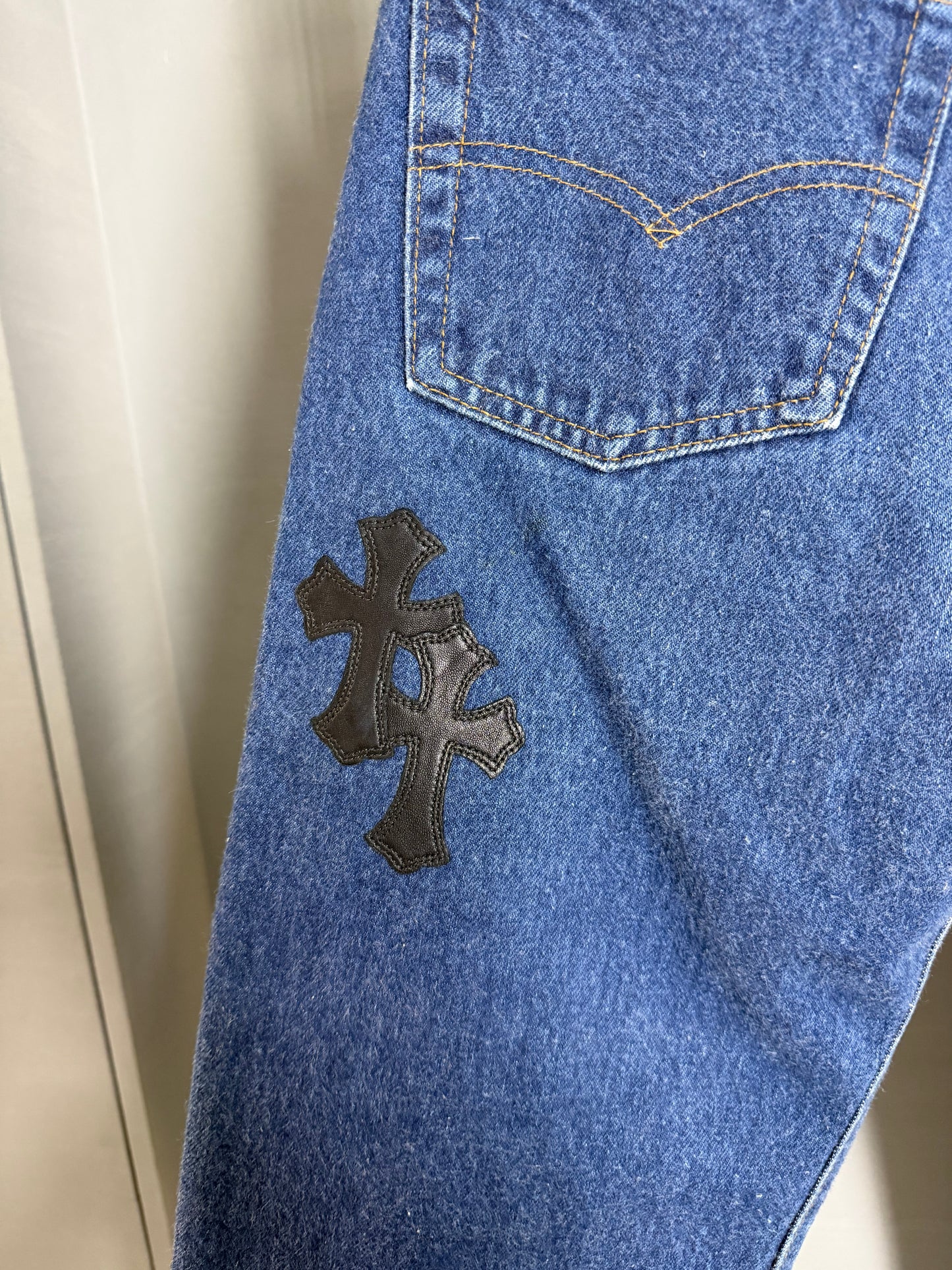 Chrome Hearts Levi’s Leather Patch 501 Jeans