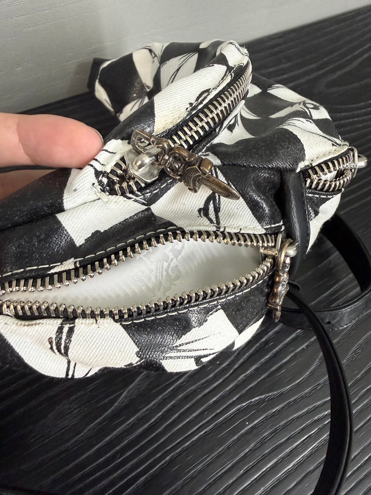 Chrome Hearts Matty boy Canvas 99 Eyes Snat Pack Gunslinger Waist Bag