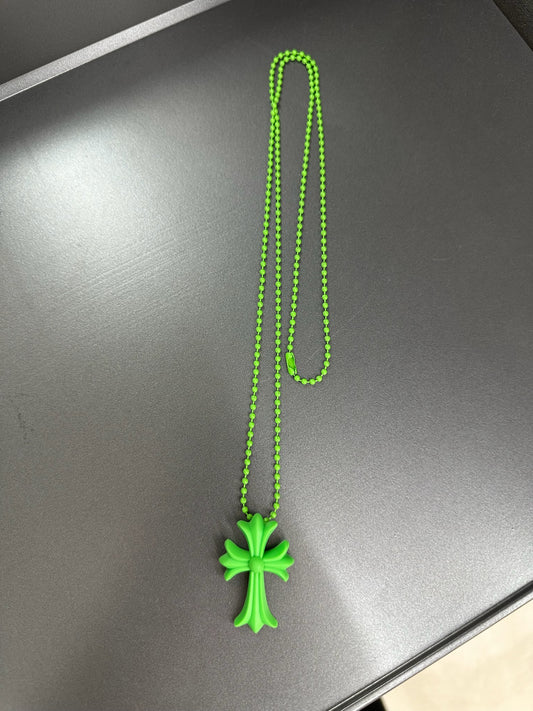 Chrome Hearts Silicon Cross Necklace