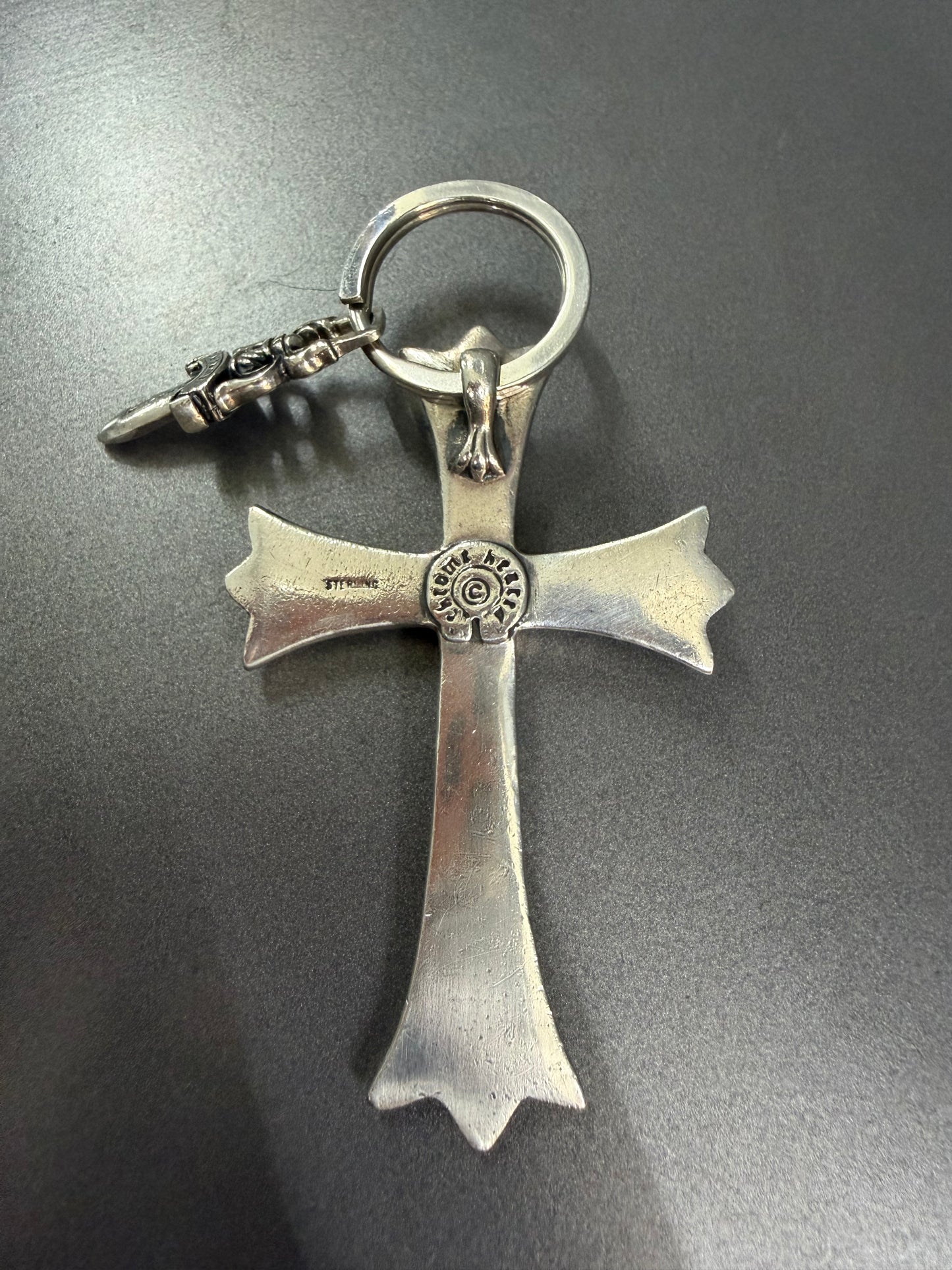 Chrome Hearts Large Cross & Dagger Keychain