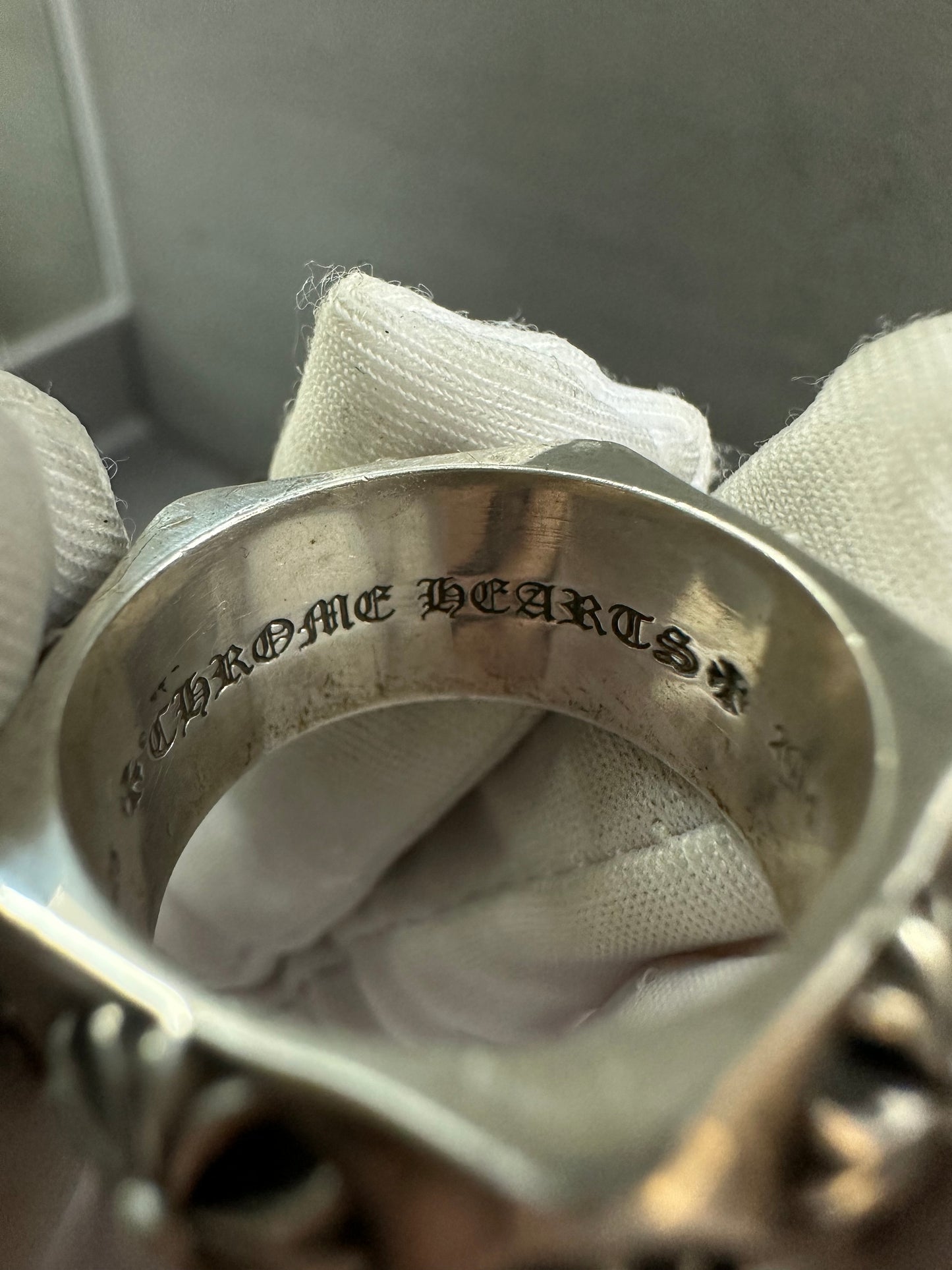 Chrome Hearts Pentagon Cross Ring