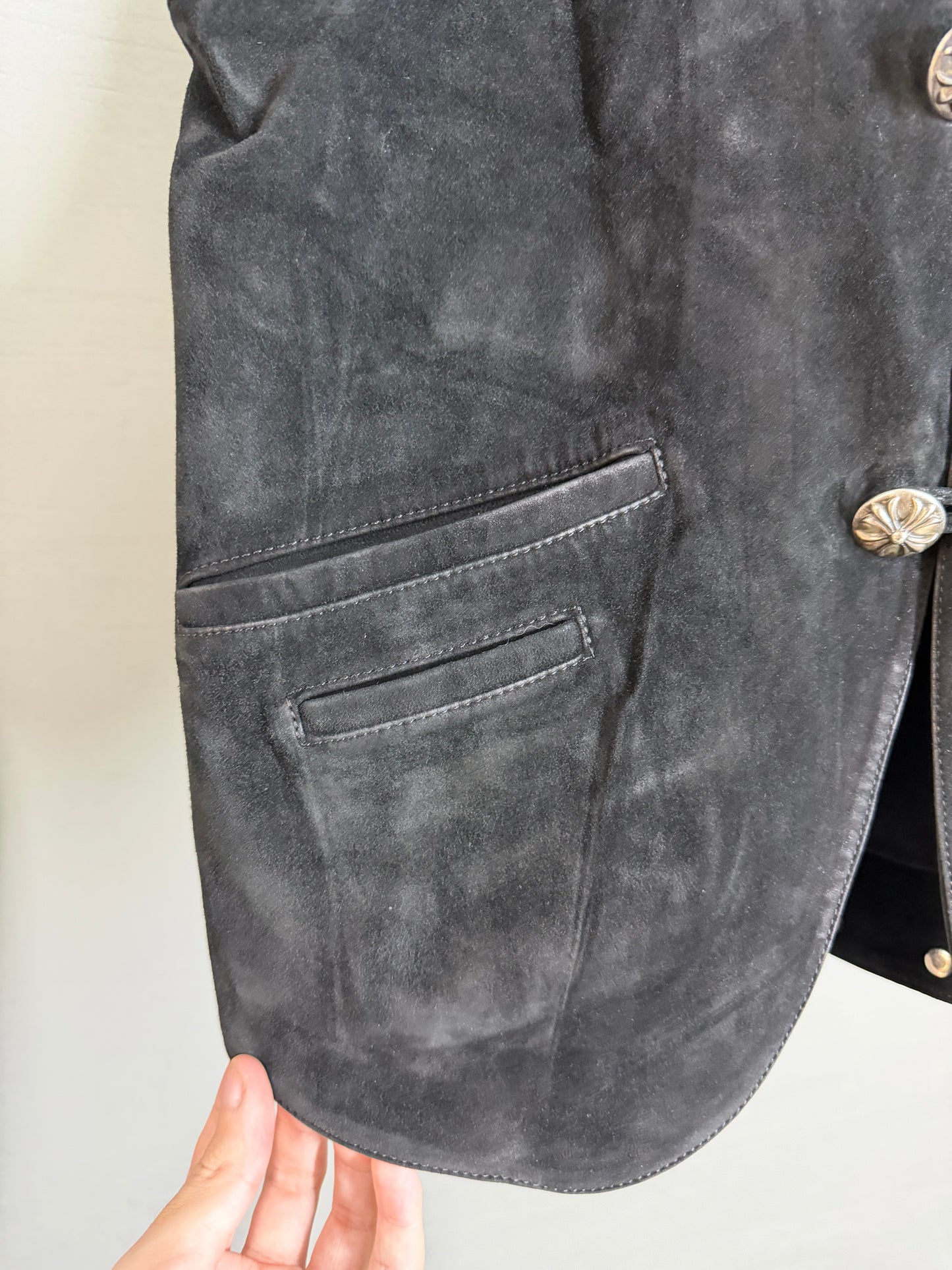 Chrome Hearts Suede Leather Vest