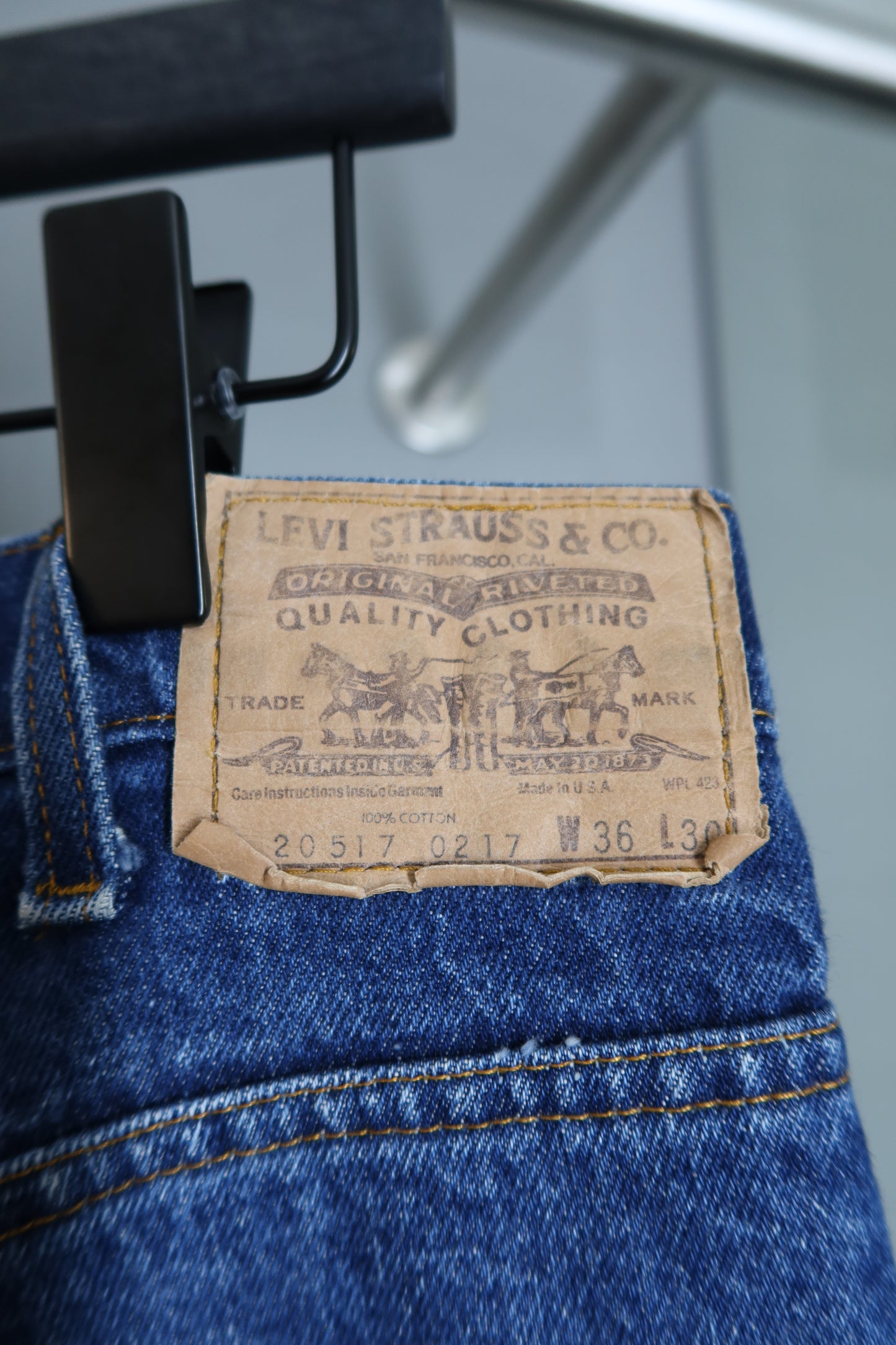 Chrome Hearts St. Barth Exclusive Cross Patch 517 Jeans