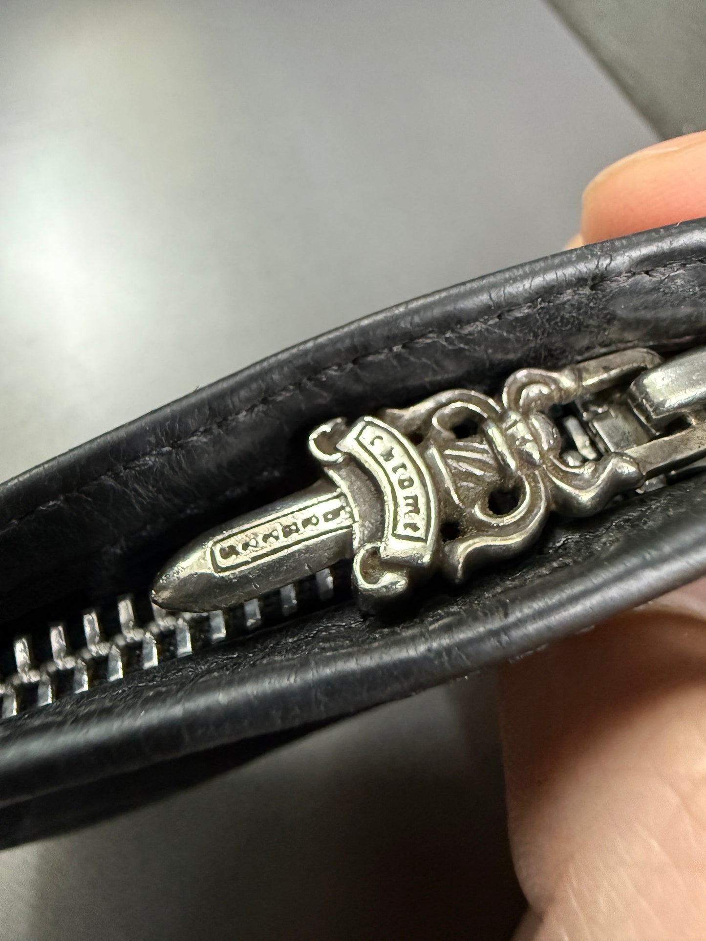 Chrome Hearts Leather Coin Case Wallet