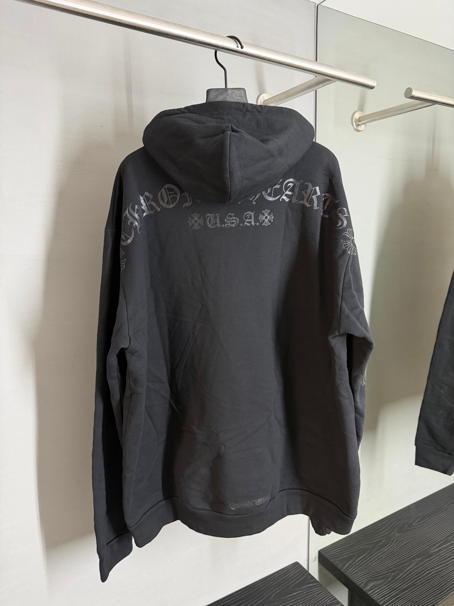 Chrome Hearts Horseshoe Floral Hoodie