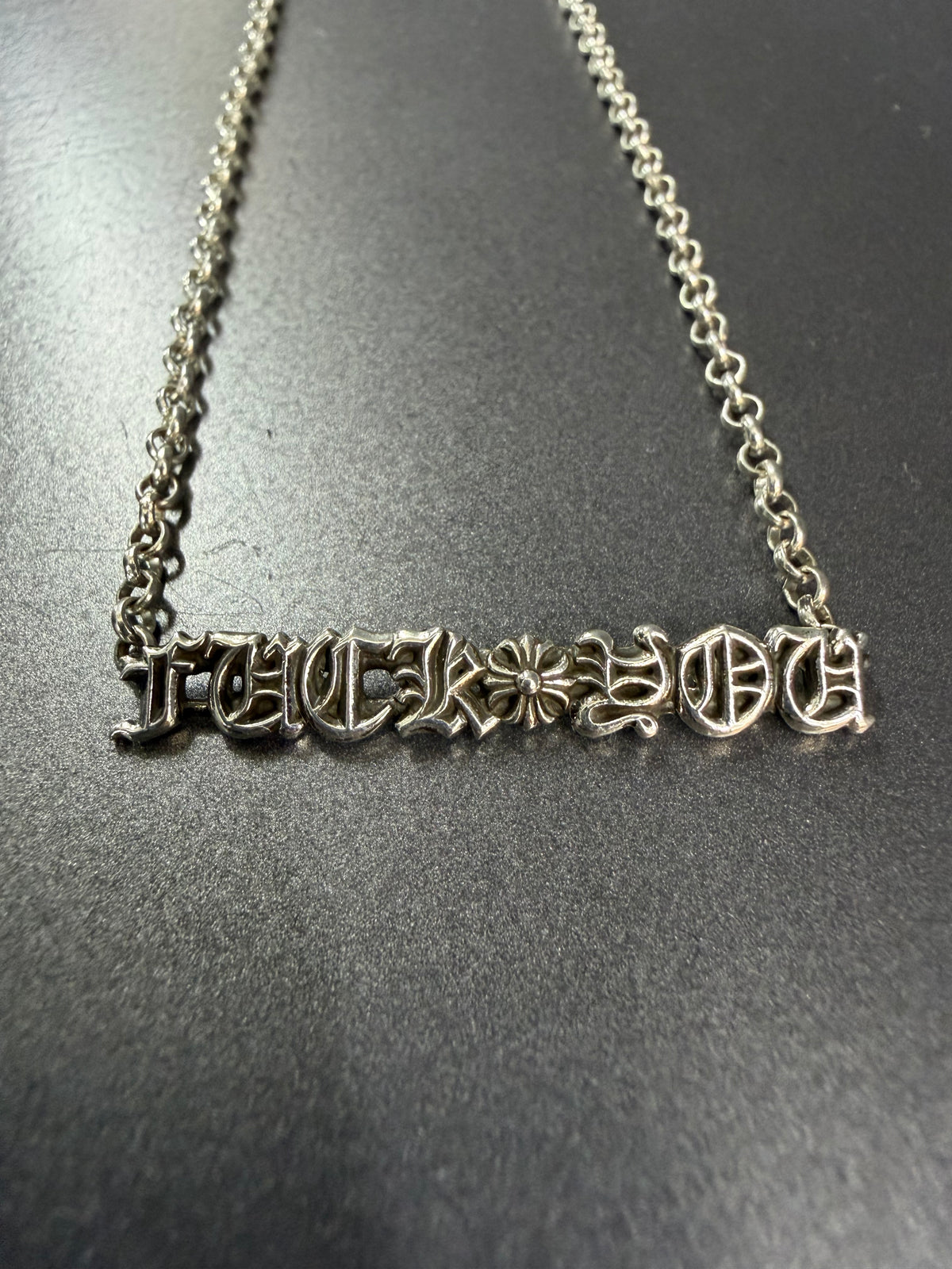 Chrome Hearts FUCK YOU Roll Chain