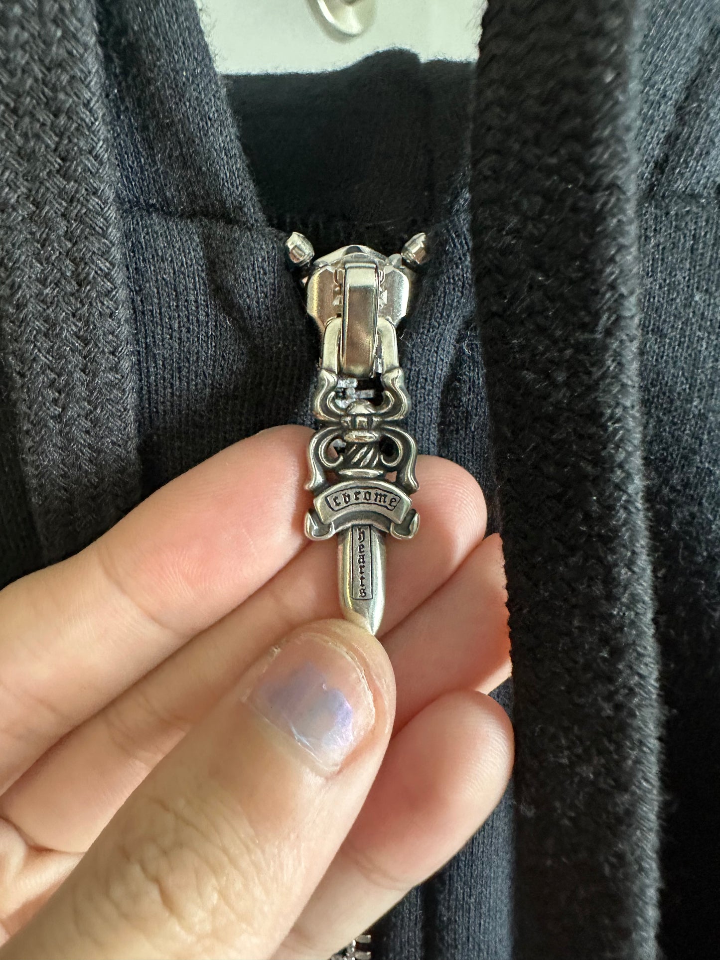 Chrome Hearts Pink Horseshoe Zip-up