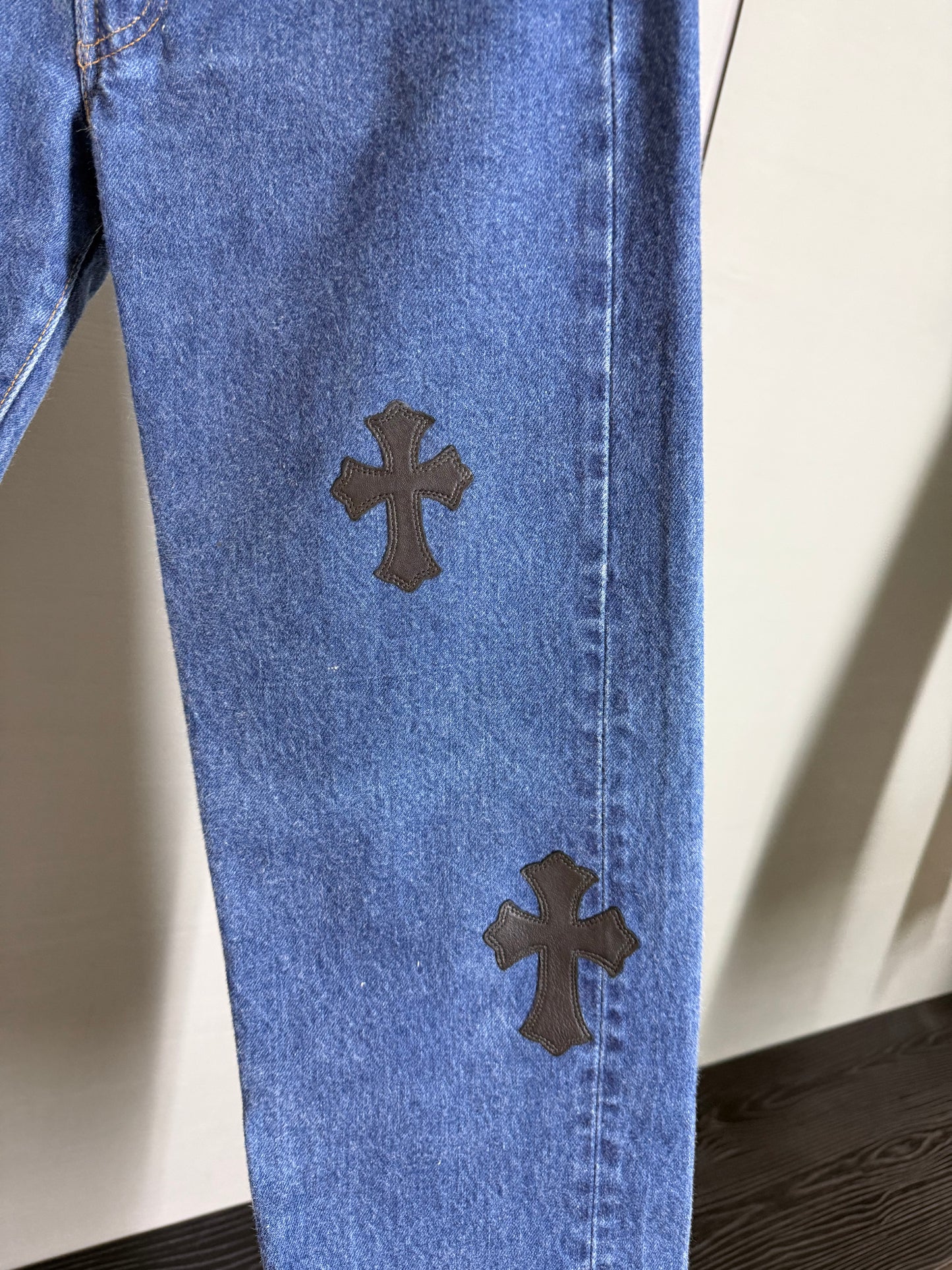 Chrome Hearts Levi’s Leather Patch 501 Jeans