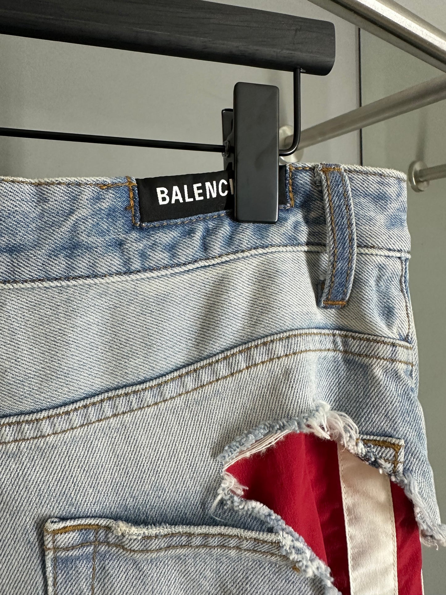 Balenciaga Slashed Hybrid Jeans