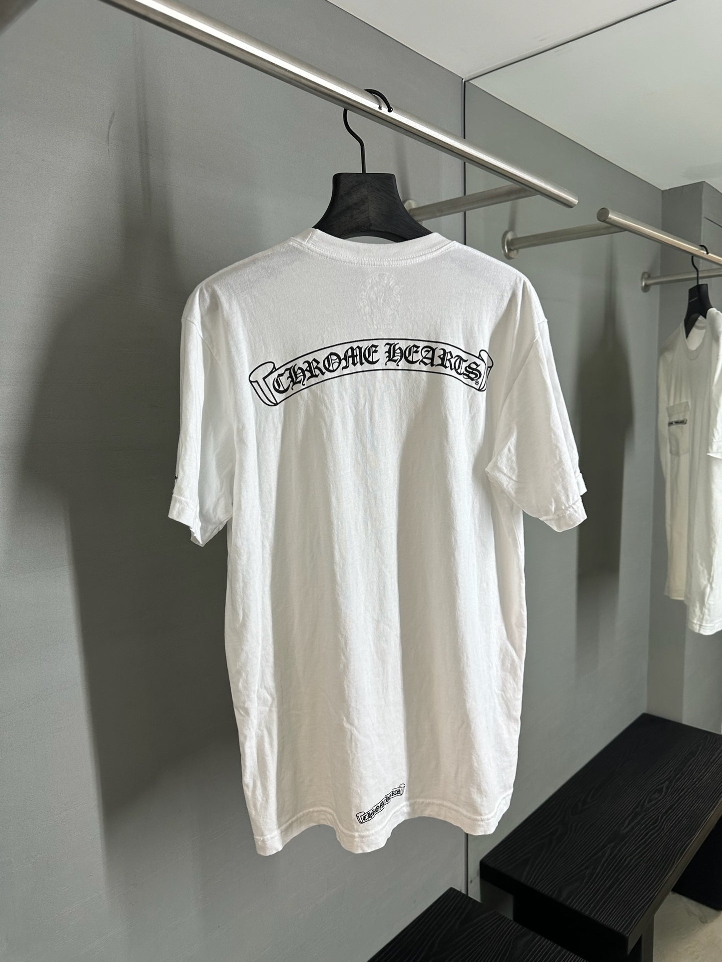 Chrome Hearts Scroll Logo Pocket T-Shirt