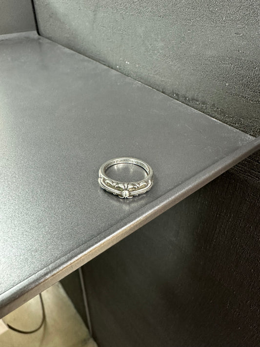 Chrome Hearts Baby Classic Floral Cross Ring