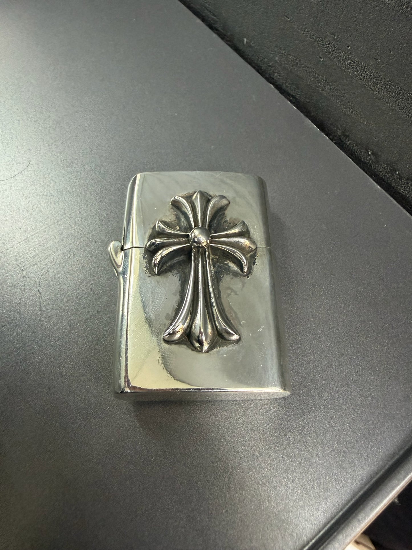 Chrome Hearts Cross Zippo Lighter (Wide)