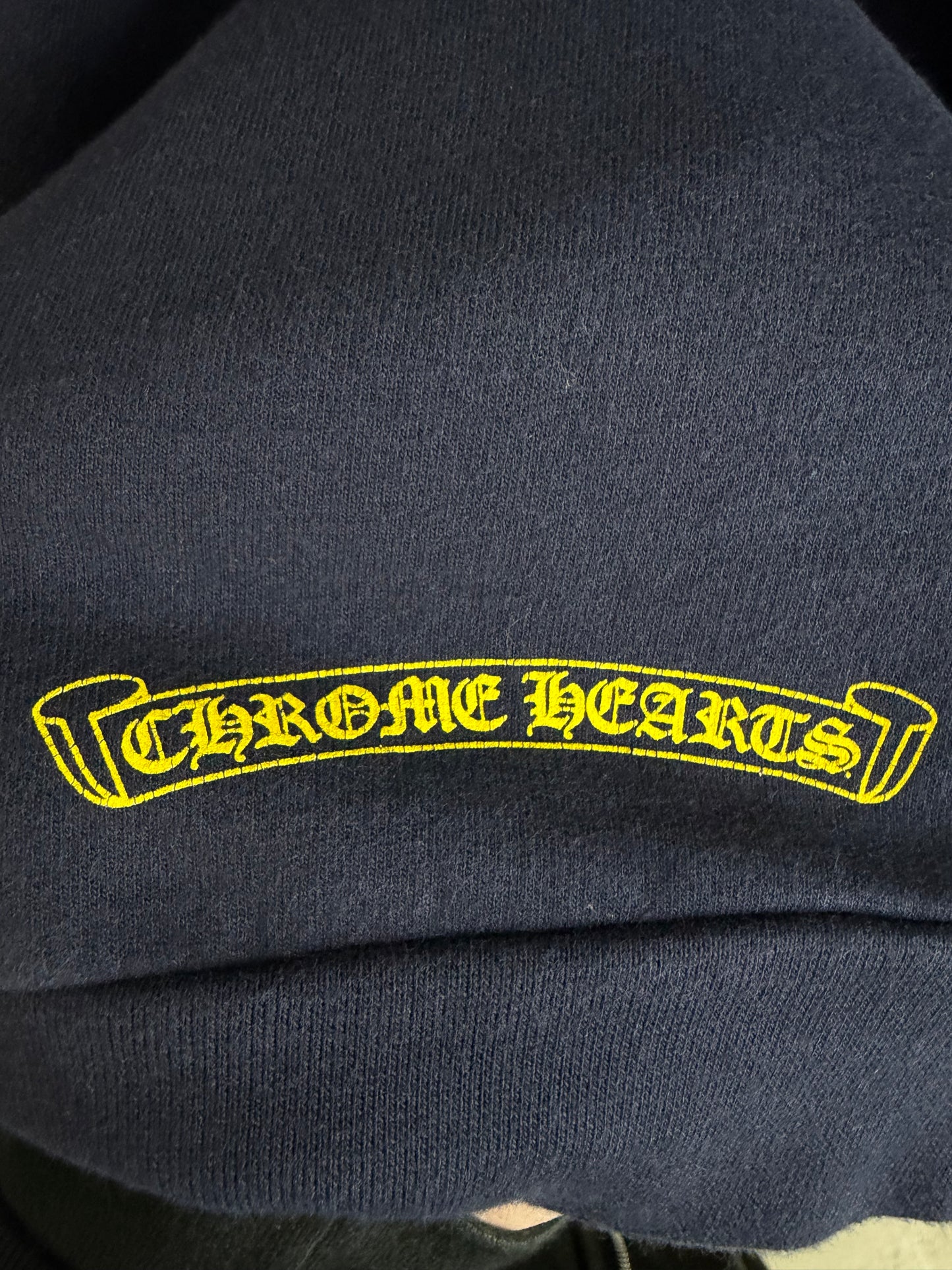 Chrome Hearts Gothic Script Logo Hoodie