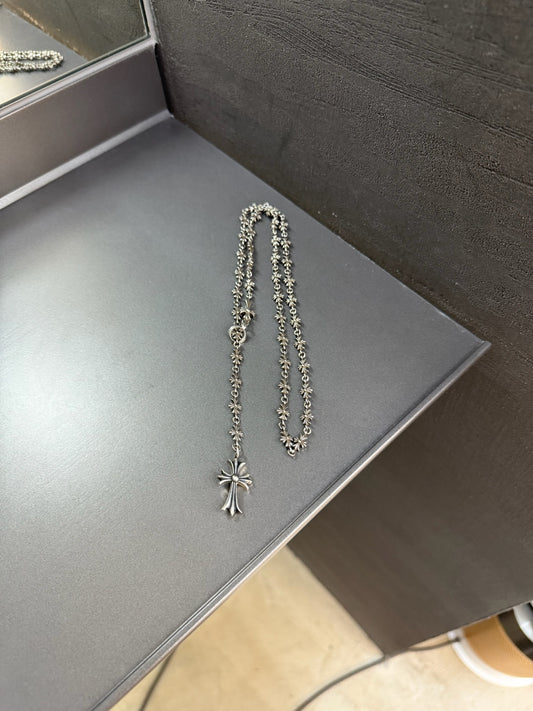 Chrome Hearts Tiny E Choke Chain Necklace