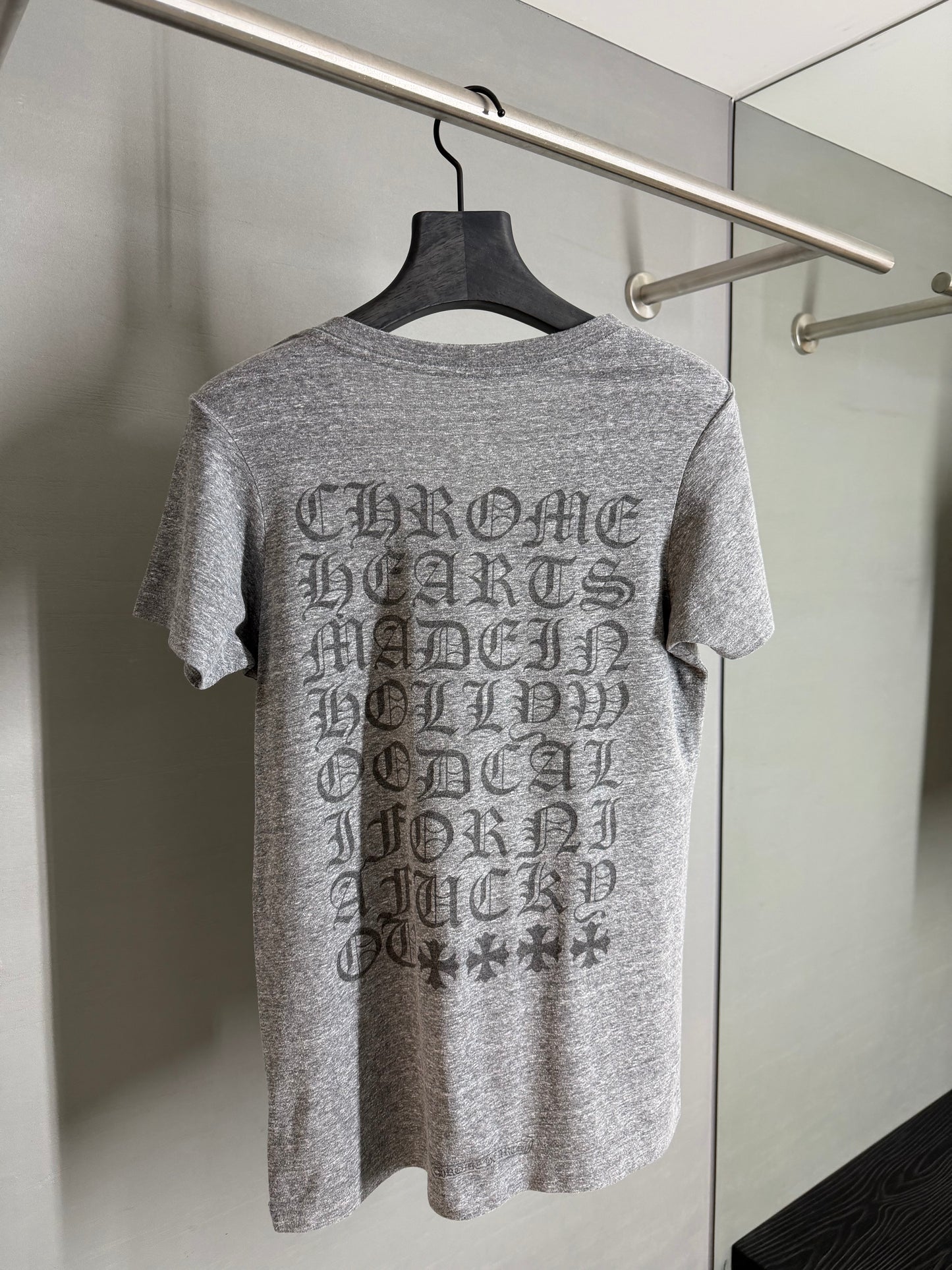 Chrome Hearts Horseshoe V-neck T-Shirt