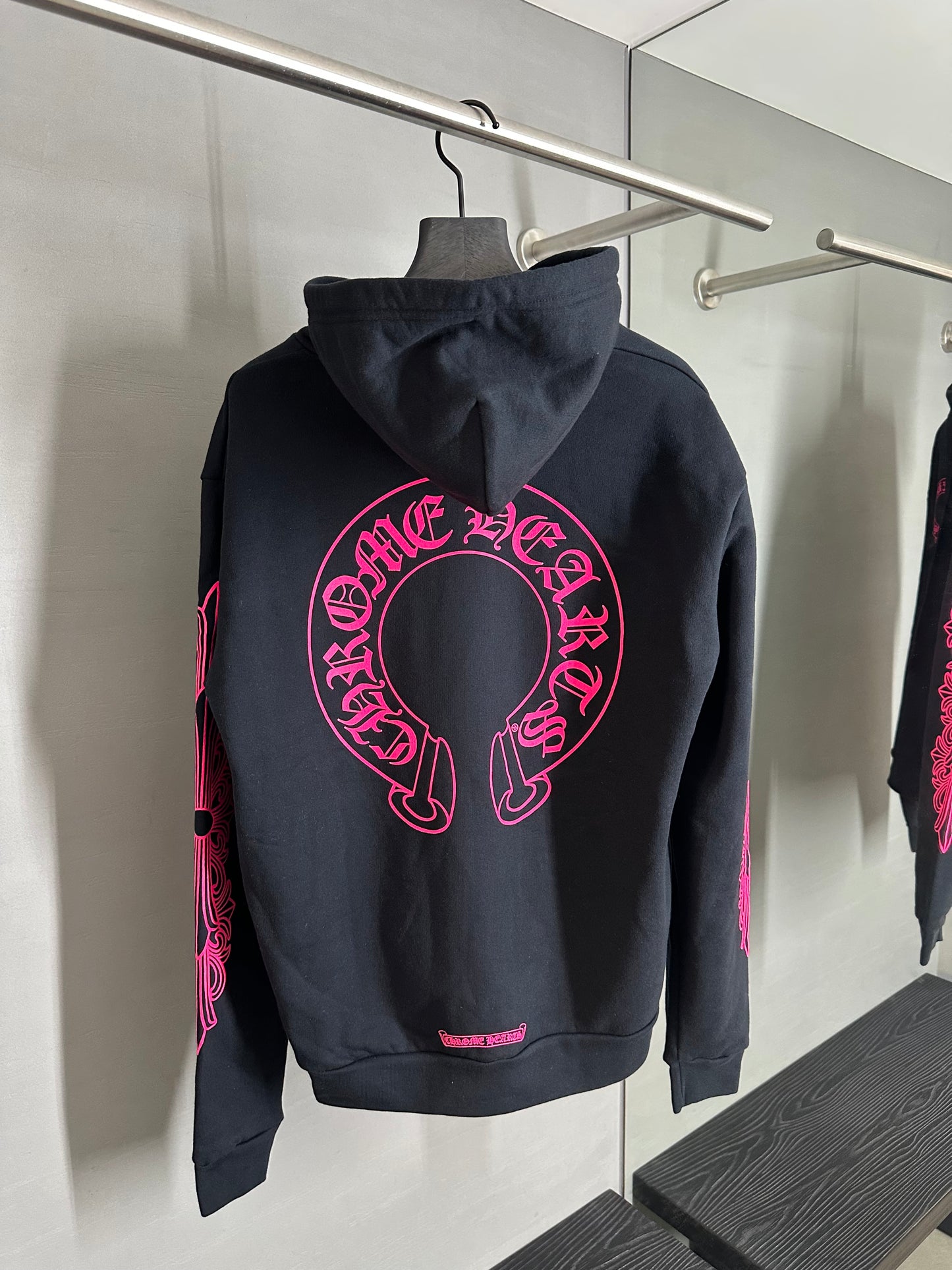 Chrome Hearts Pink Horseshoe Zip-up