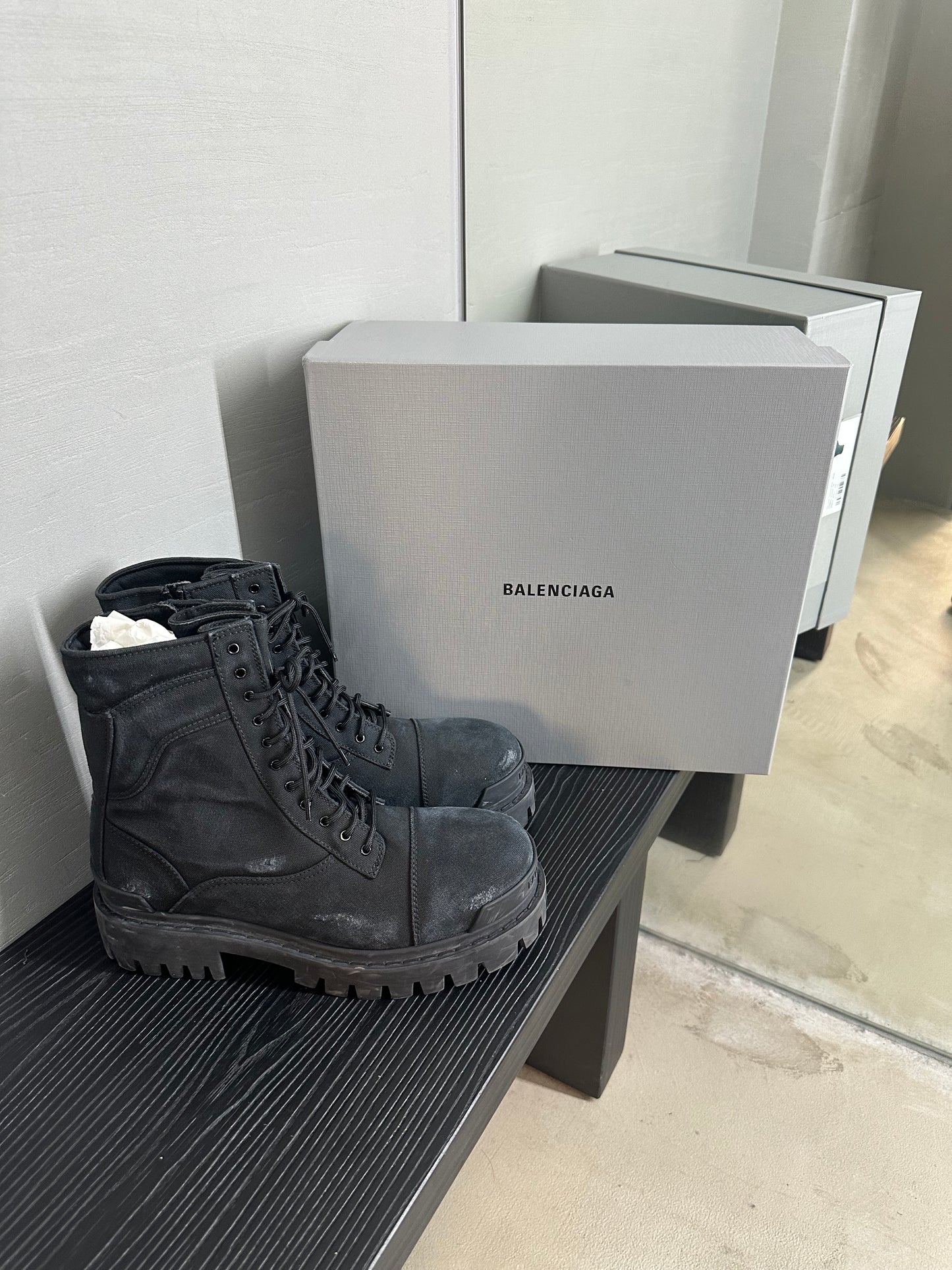 Balenciaga Combat Strike Boots
