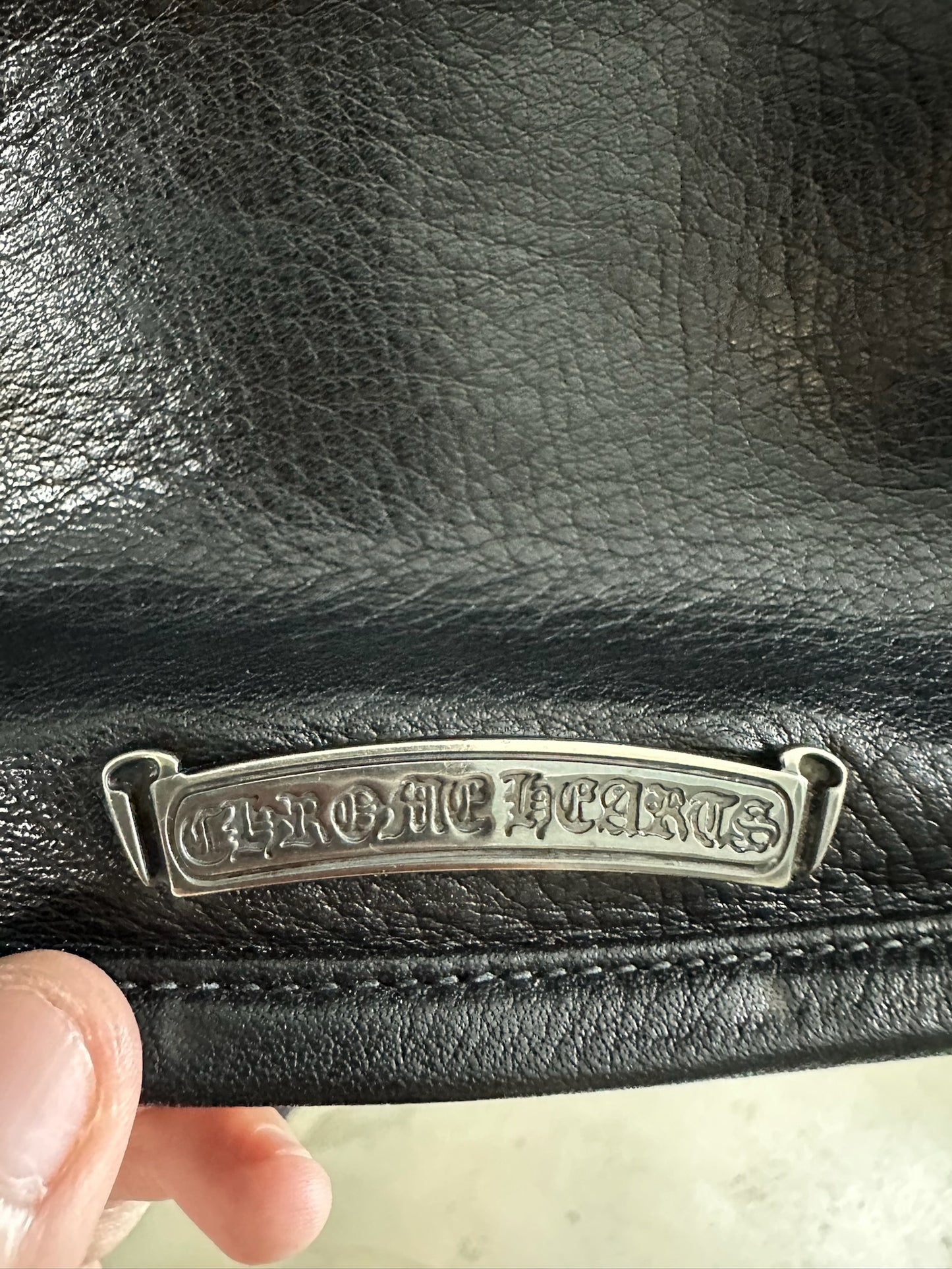 Chrome Hearts Fluer Leather Bag