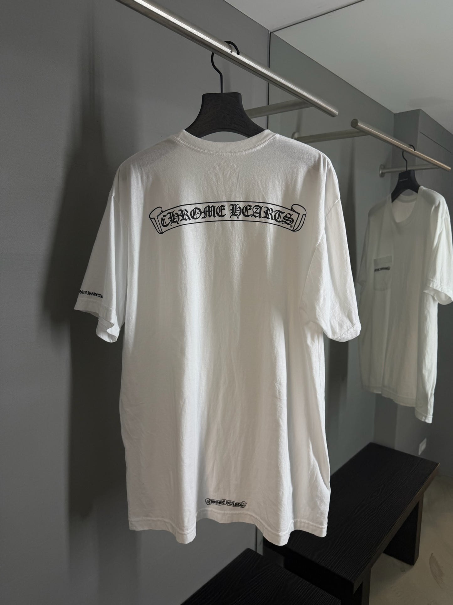 Chrome Hearts Scroll Logo Pocket T-Shirt