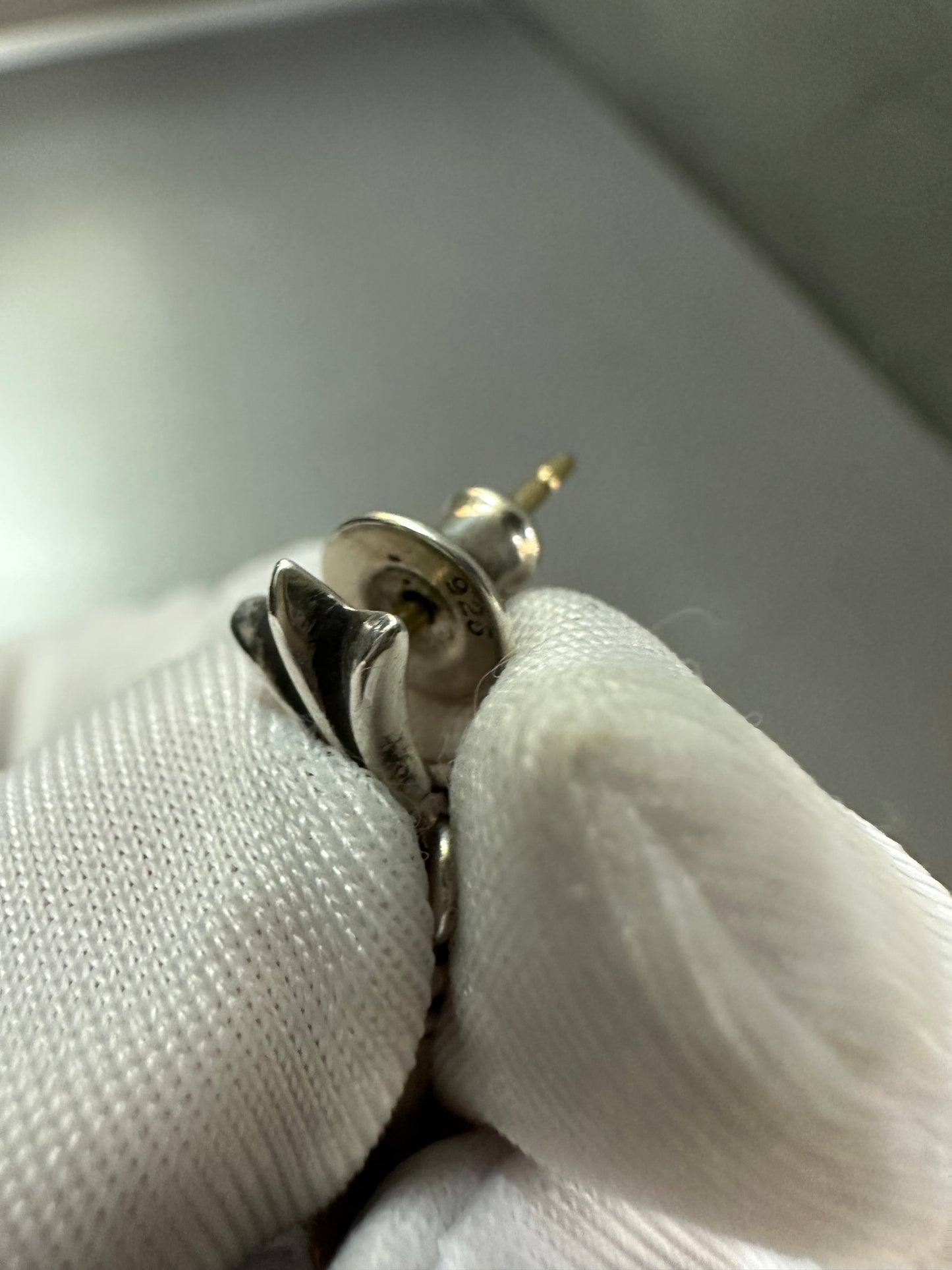 Chrome Hearts Cross Tail Tiny Drop Earring