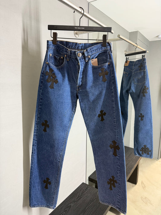 Chrome Hearts Levi’s Leather Patch 501 Jeans