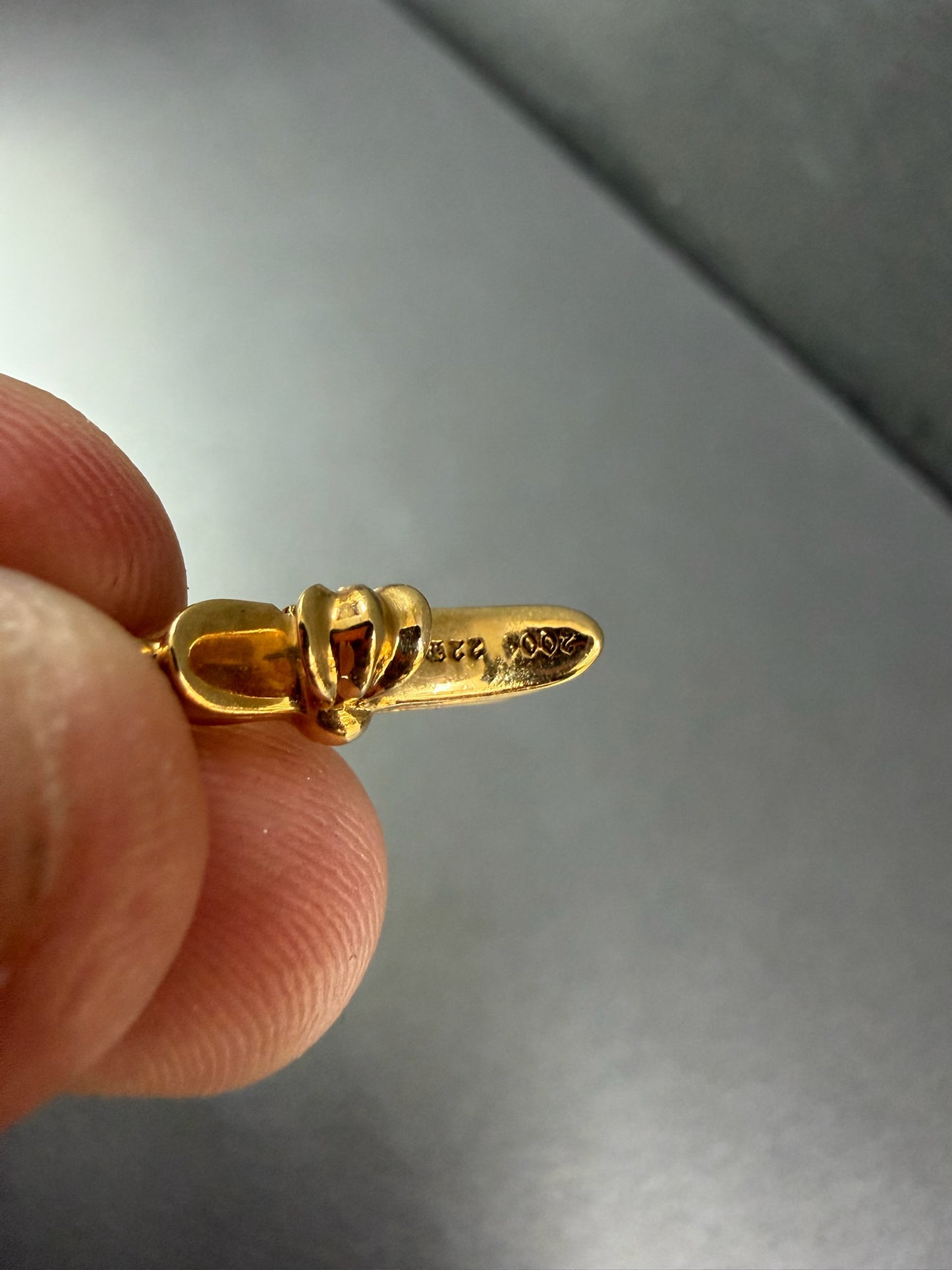Chrome Hearts 22K Emerald Babyfat BBF pendant