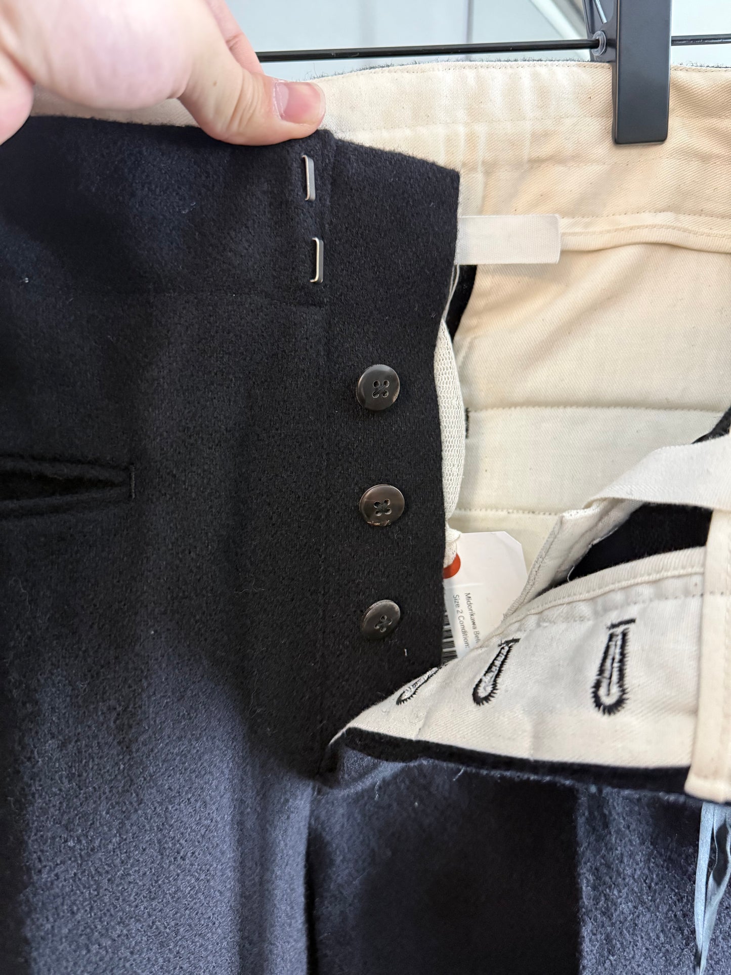 Midorikawa Beltless slacks