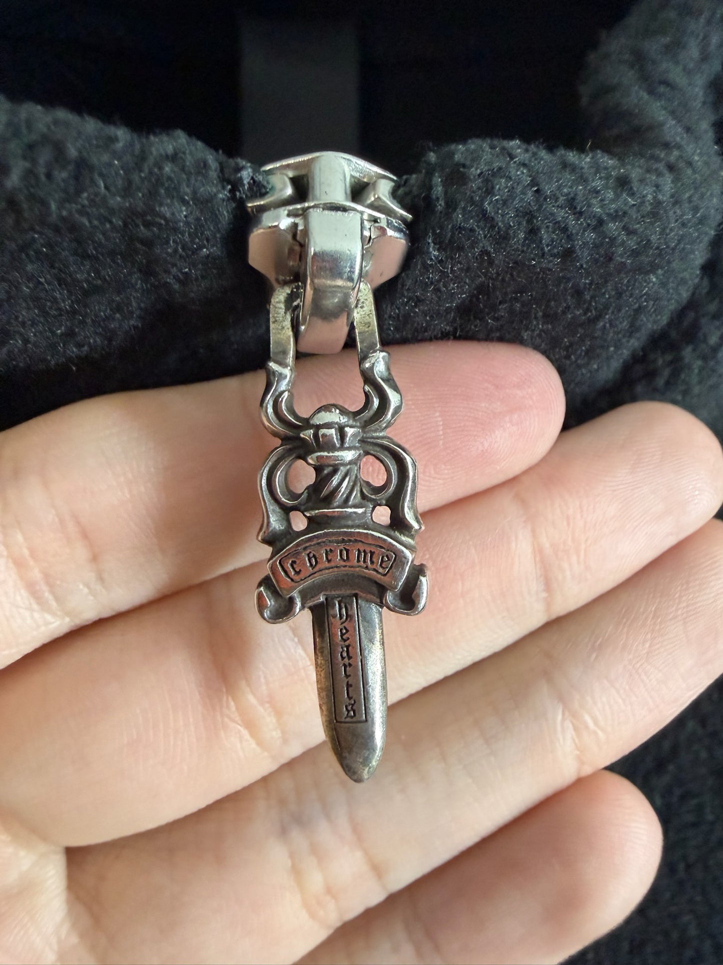 Chrome Hearts Half-zip Corduroy Pullover